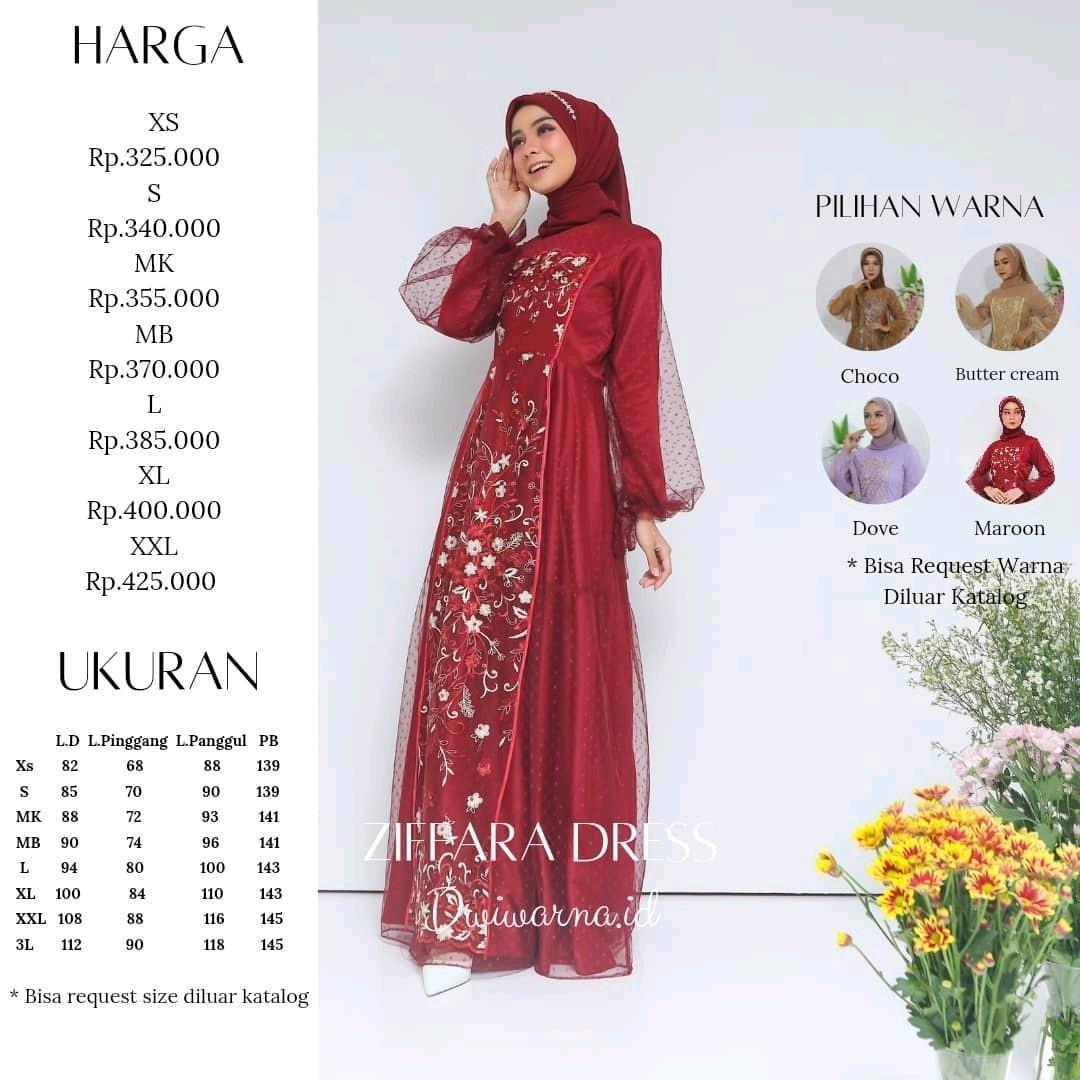 Zifara Dress Kondanngan Tile Dhoty kombinasi Brukat Ekslusif