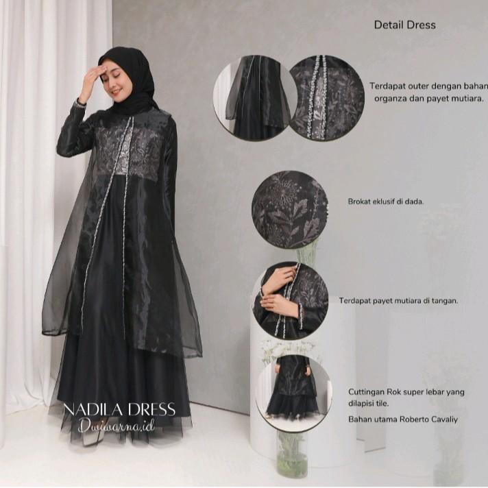 Nadila Dress Kondangan Inner Outer by Dwiwarna