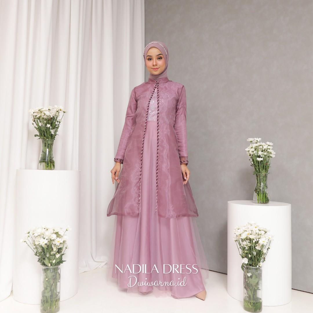 Nadila Dress Kondangan Inner Outer by Dwiwarna