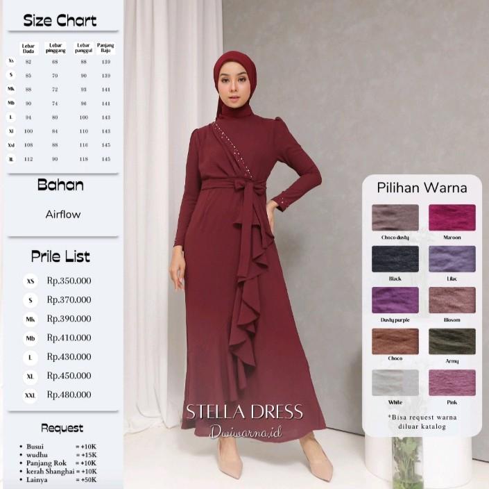 Stella Dress By @dwiwarna.id
