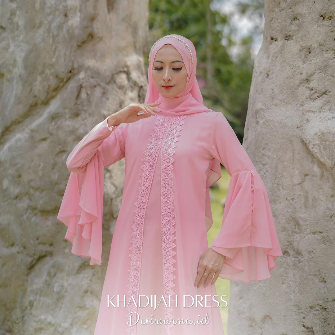 Khadijah Dress Lebaran Muslim A Line