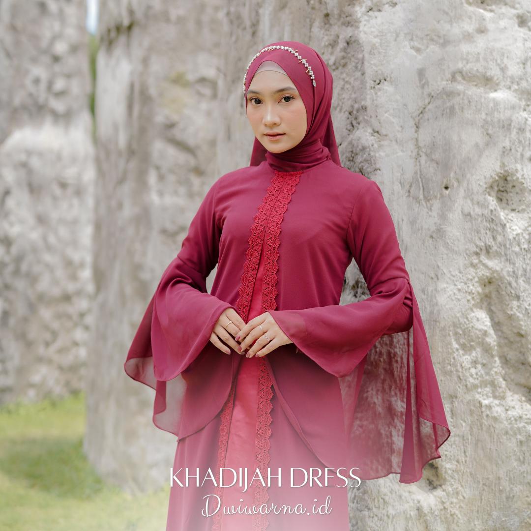 Khadijah Dress Lebaran Muslim A Line