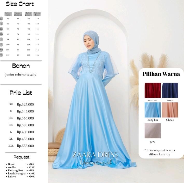 Zara Dress Kondangan Mutiara Tile Pesta by Dwiwarna