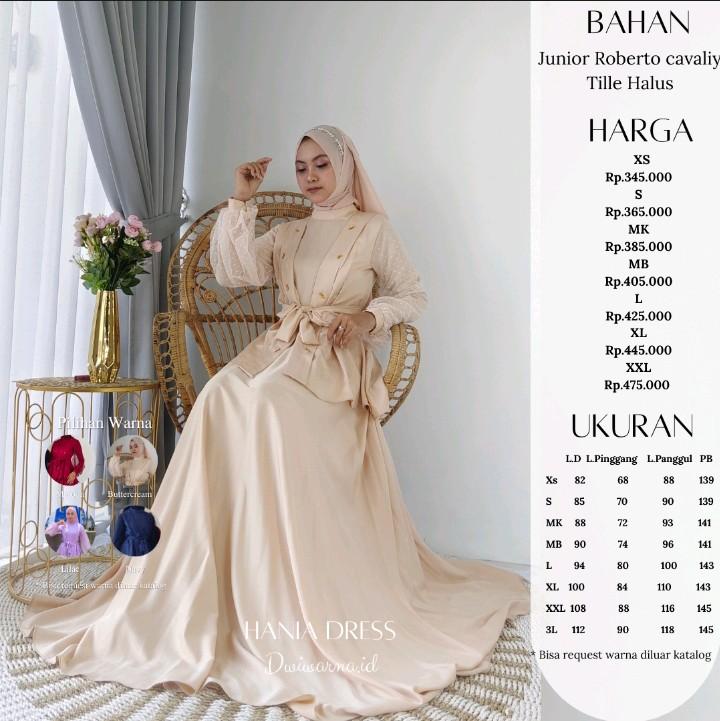 Hania Dress Kondangan Elegan/ Dress Kerja by Dwiwarna