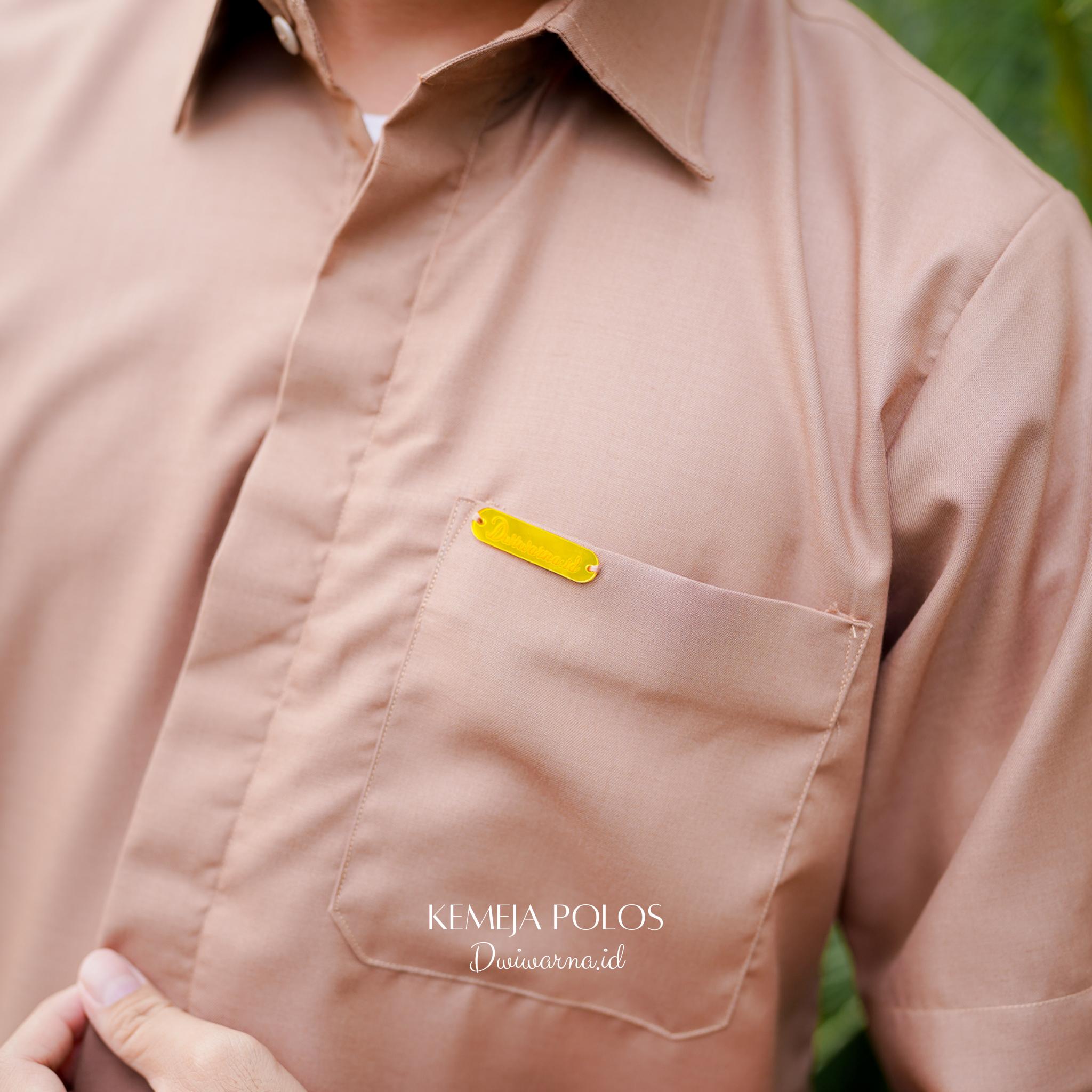 Kemeja Polos Pria by Dwiwarna