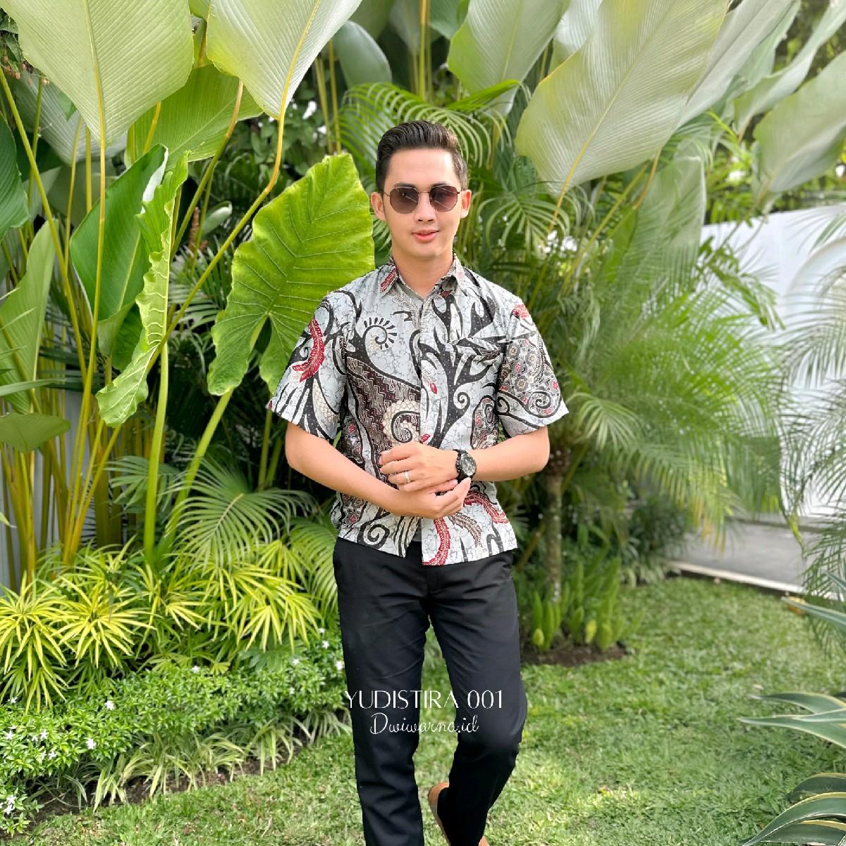 Atasan Kemeja Batik Lengan Panjang/ Batik Lengan Pendek by Dwiwarna