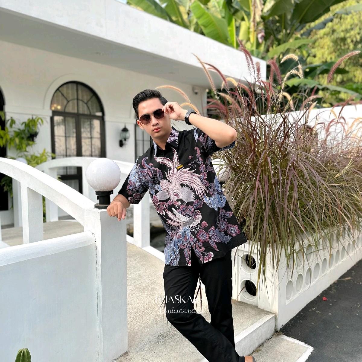 Atasan Kemeja Batik Lengan Panjang/ Batik Lengan Pendek by Dwiwarna