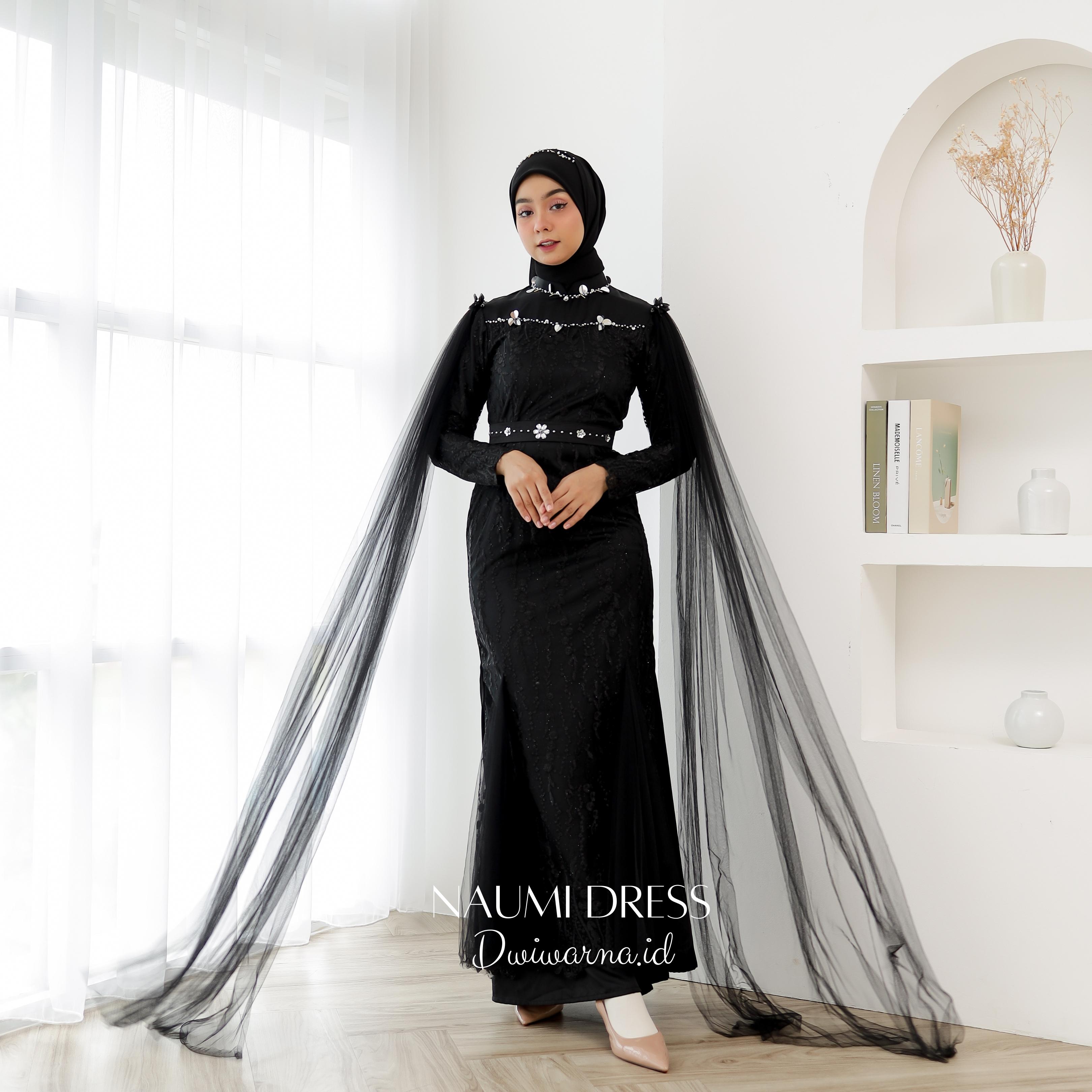 NAUMI DRESS Kondangan Mermaid / Sayap Lepas pasang / Dress Prewedding / Dress Lamaran by Dwiwarna