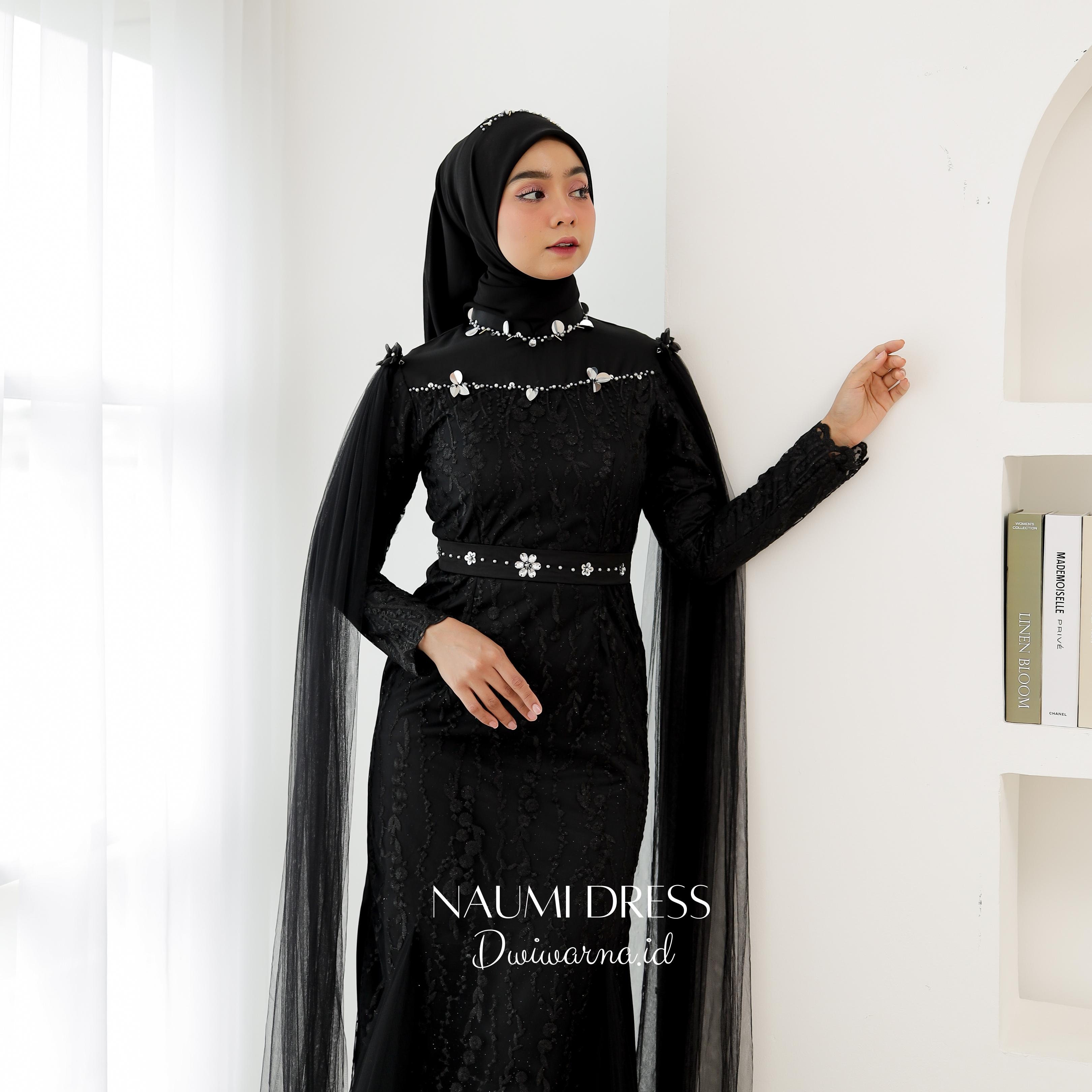 NAUMI DRESS Kondangan Mermaid / Sayap Lepas pasang / Dress Prewedding / Dress Lamaran by Dwiwarna