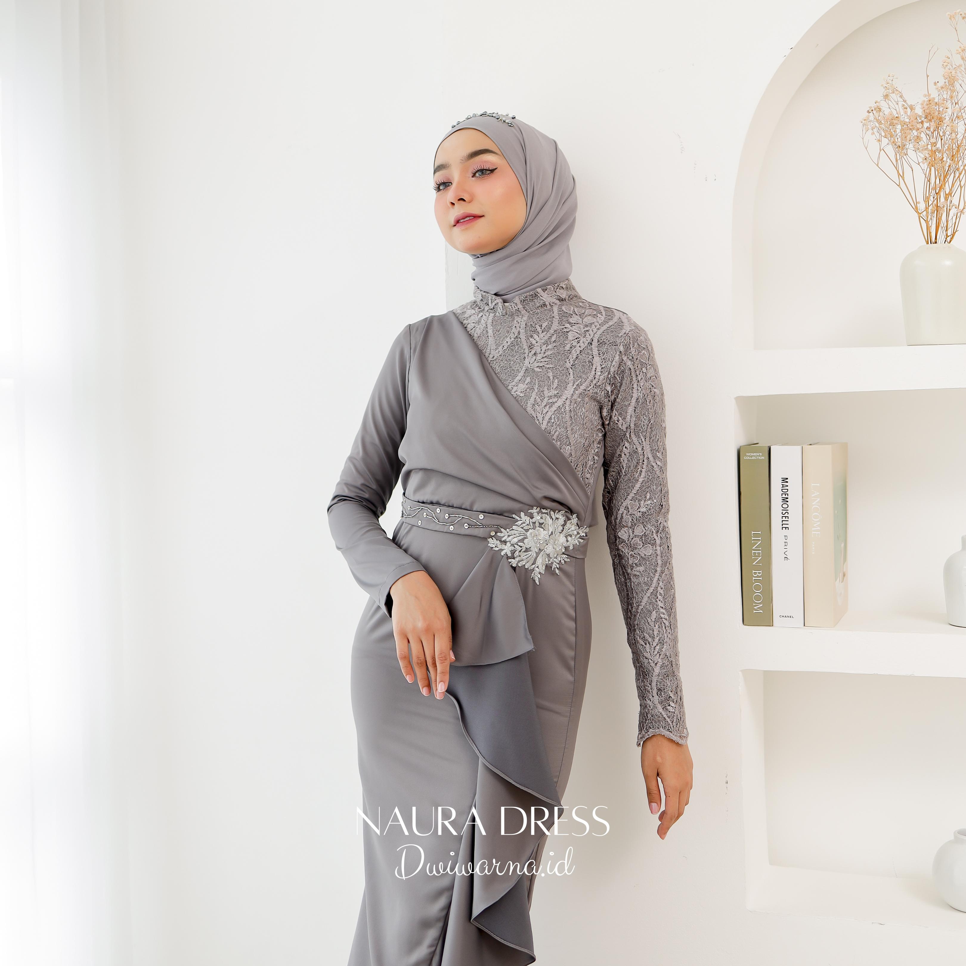 Naura Dress By@dwiwarna.id Bordir Bunga