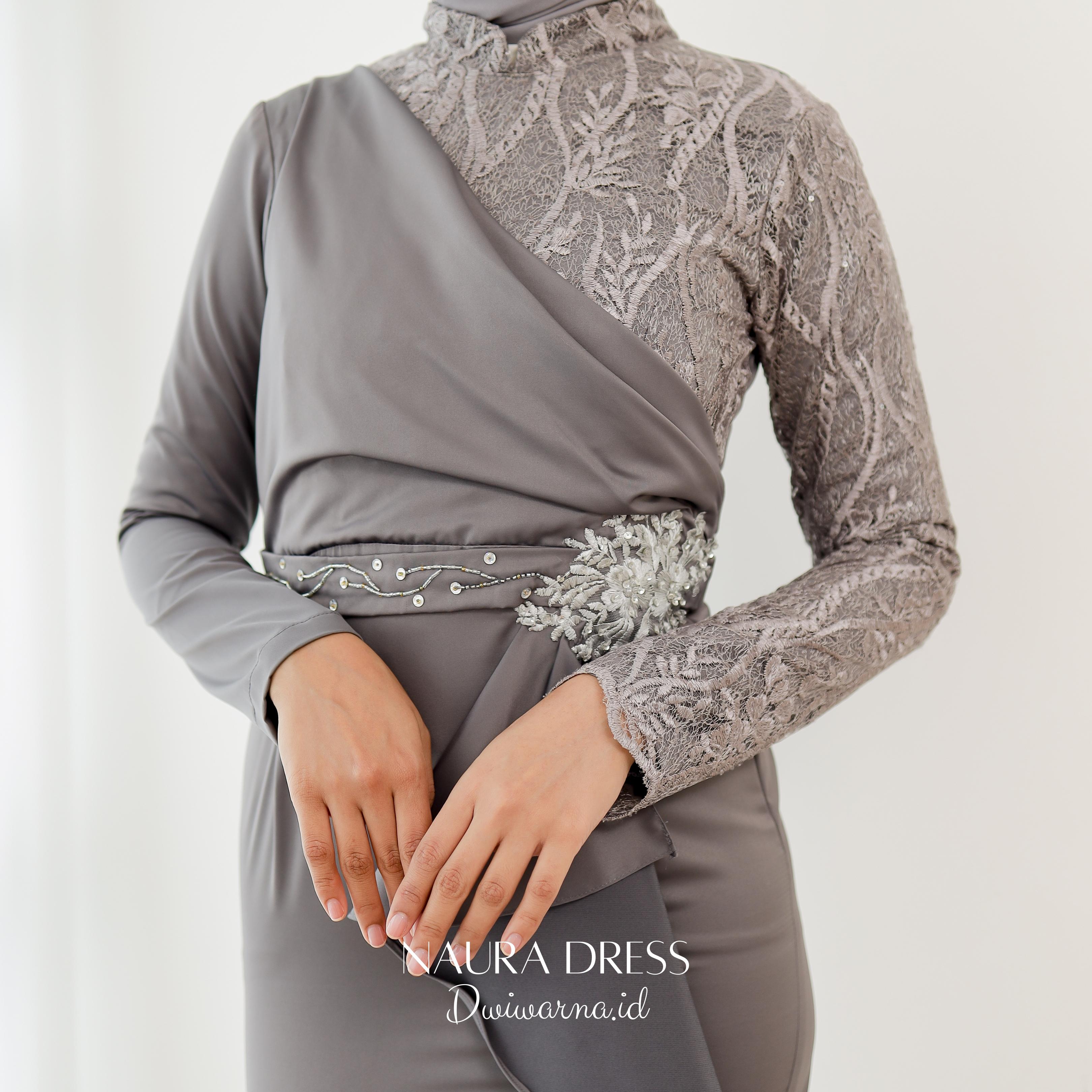 Naura Dress By@dwiwarna.id Bordir Bunga