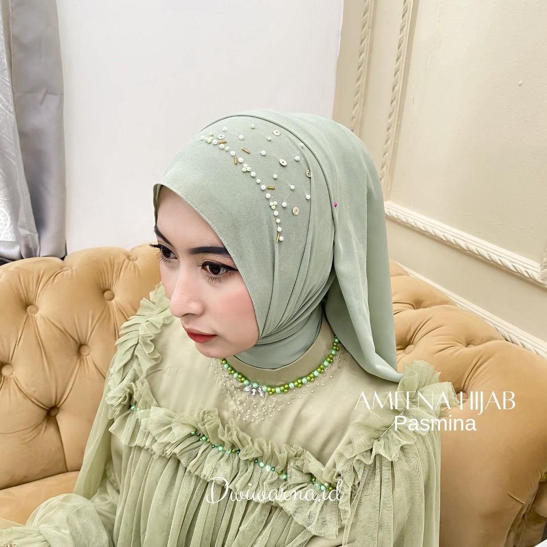 HIJAB Payet Ameena By dwiwarna / JILBAB PAYET Empat Segi Square Muslim