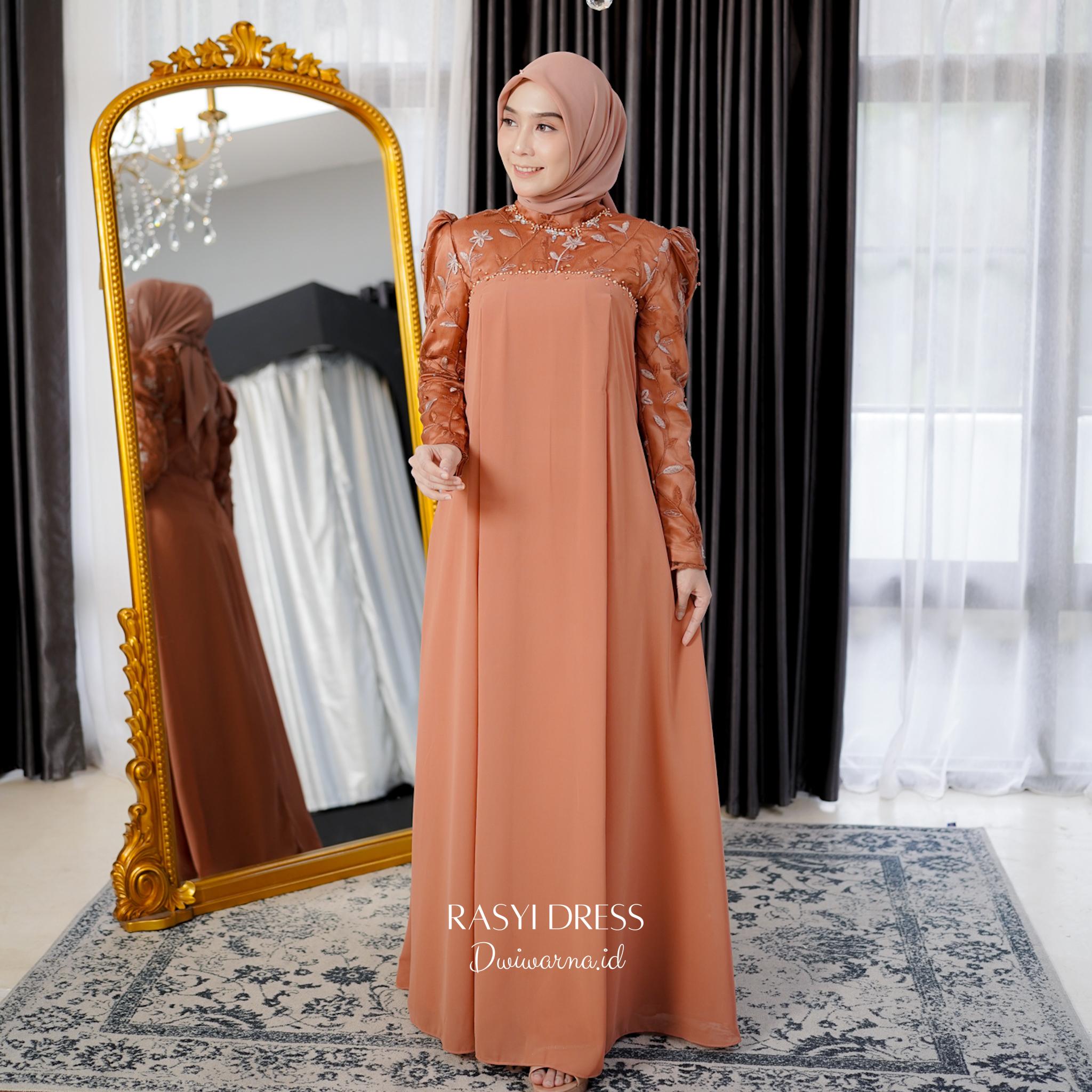Rasyi Dress Kondangan by Dwiwarna Cantik Gaun