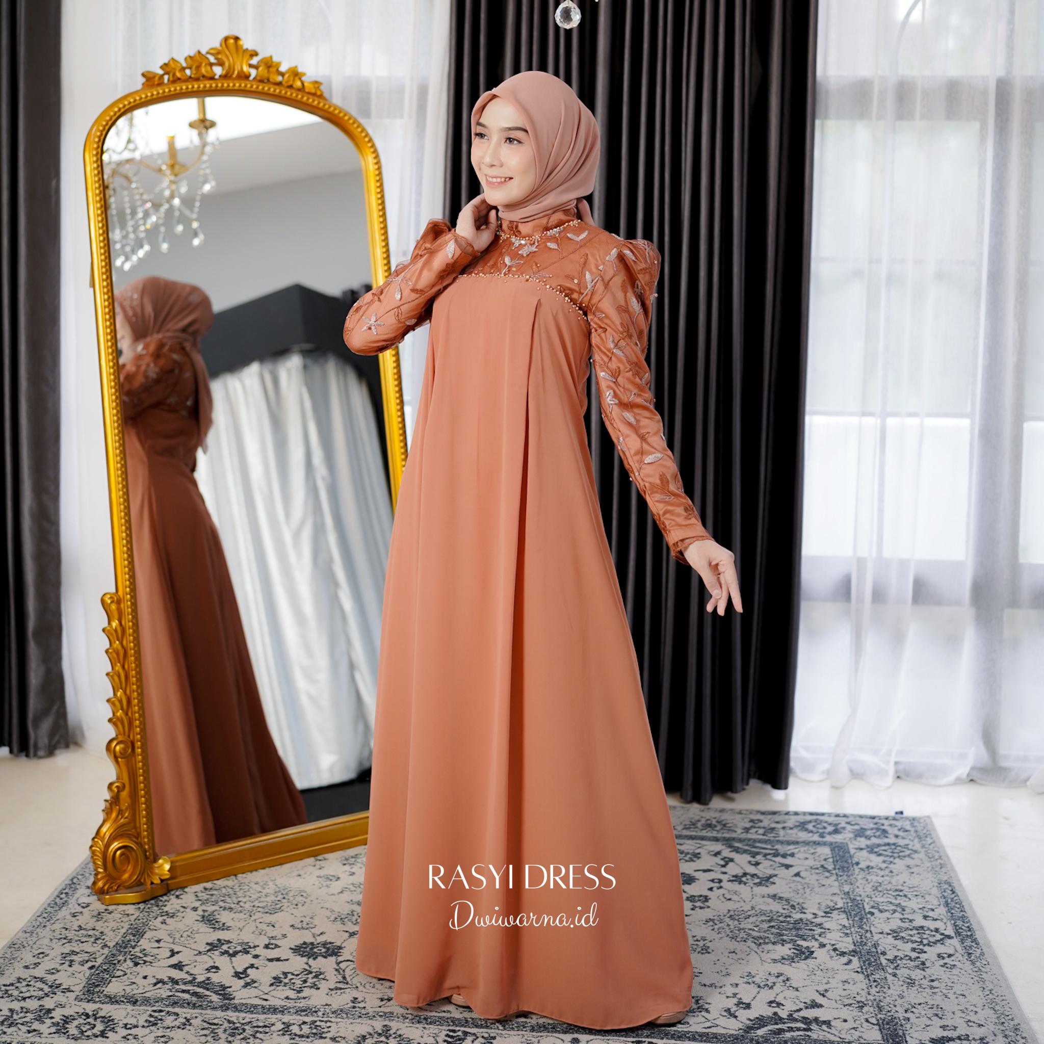 Rasyi Dress Kondangan by Dwiwarna Cantik Gaun