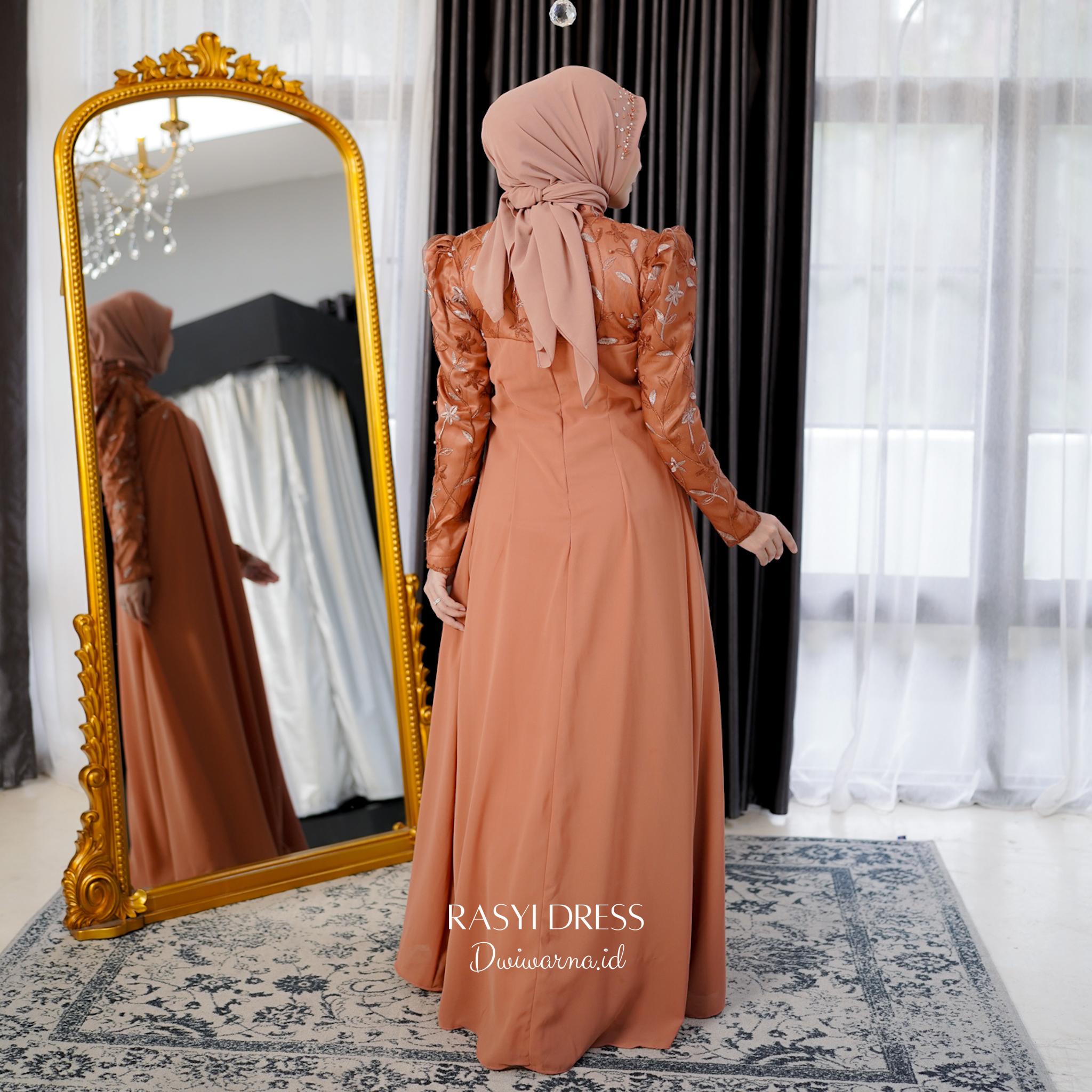 Rasyi Dress Kondangan by Dwiwarna Cantik Gaun
