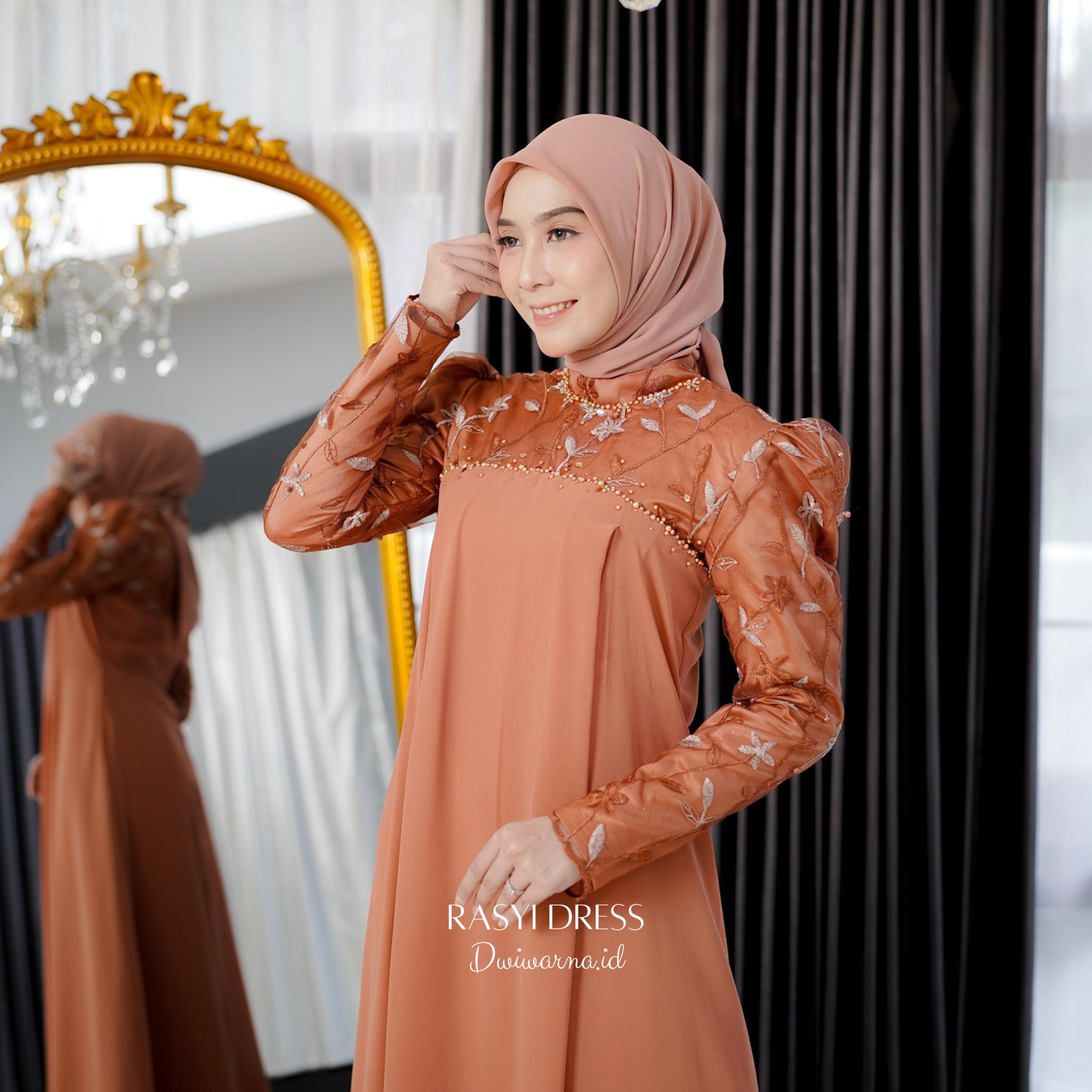 Rasyi Dress Kondangan by Dwiwarna Cantik Gaun
