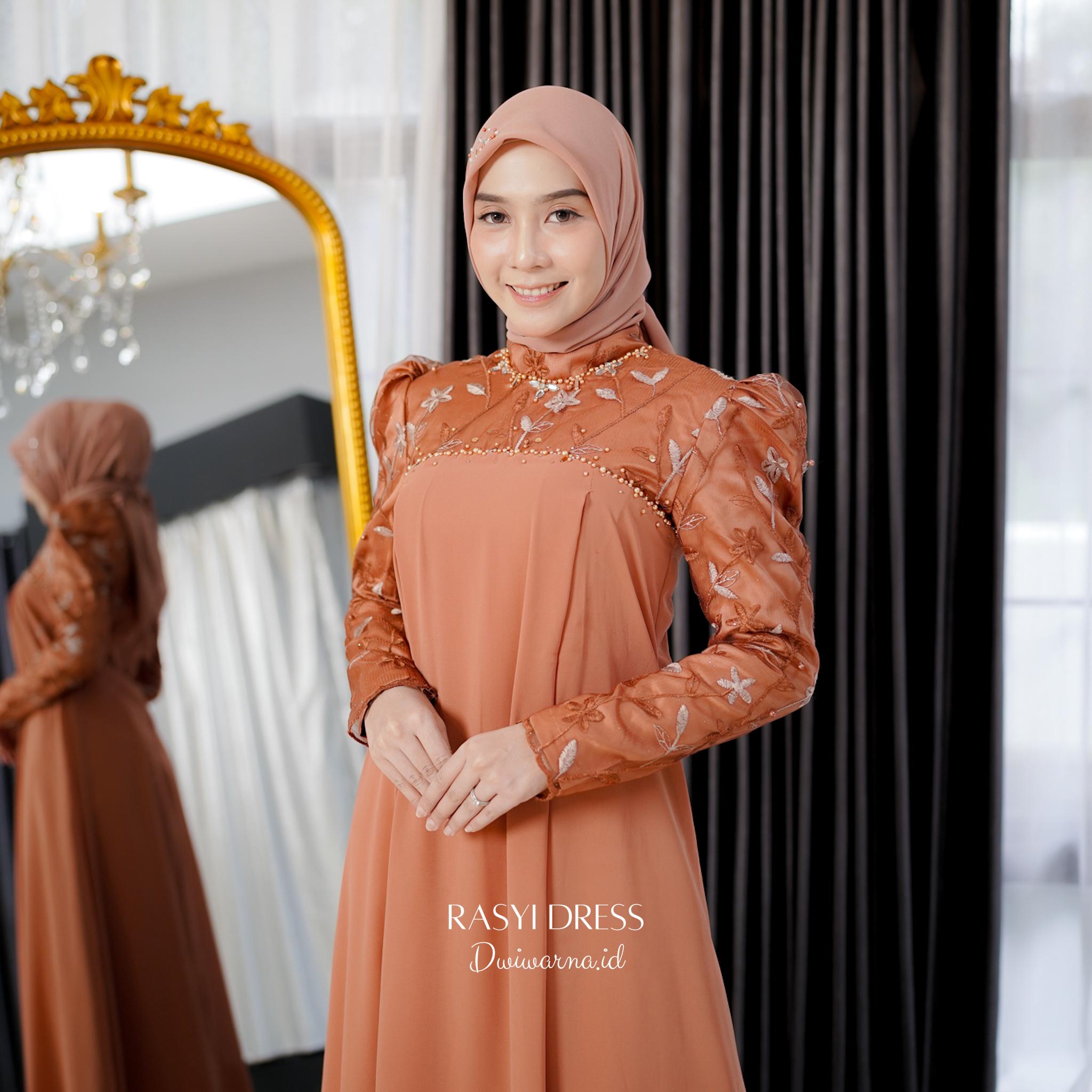 Rasyi Dress Kondangan by Dwiwarna Cantik Gaun