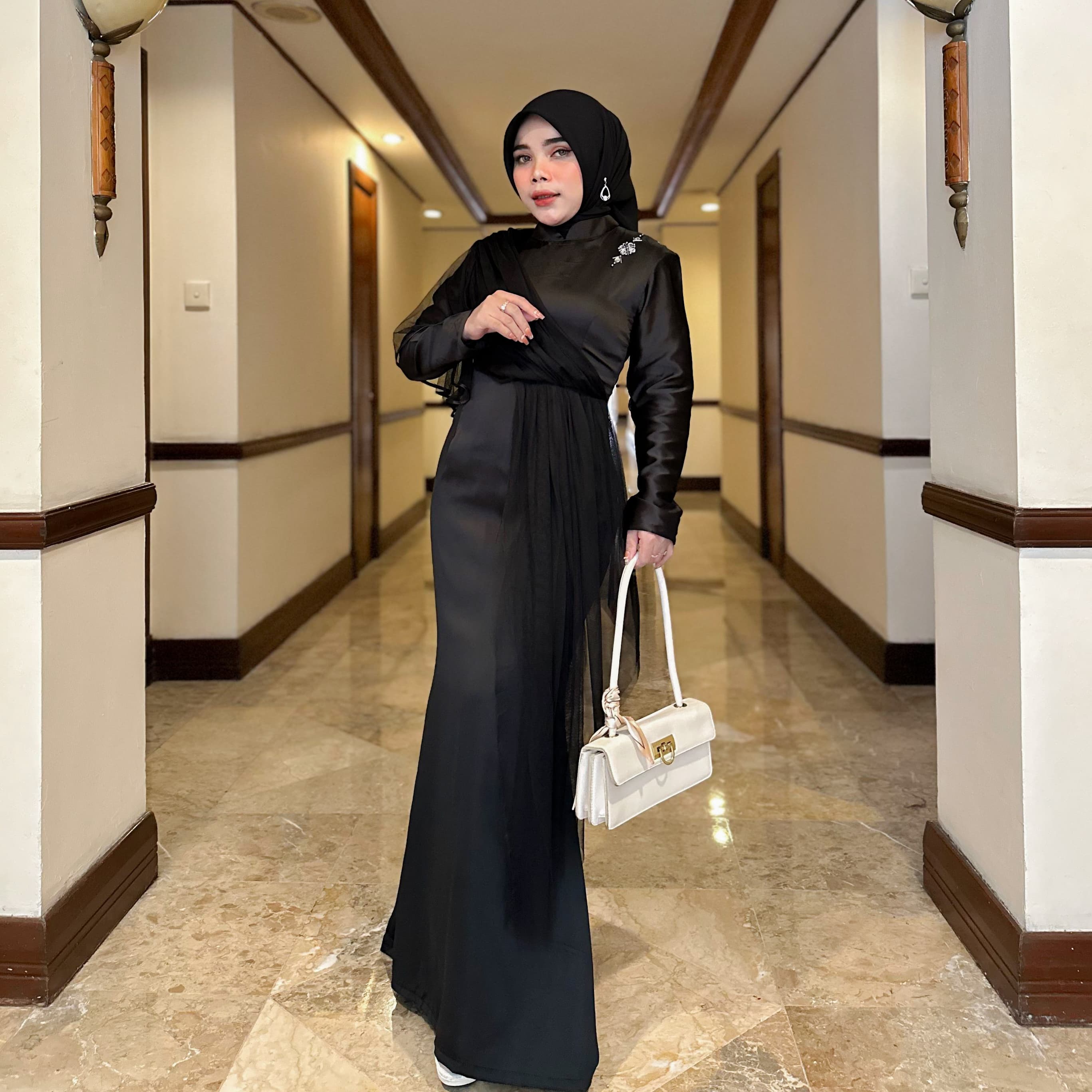 Fazza Dress Kondangan Simpel Rashinta X Dwiwarna