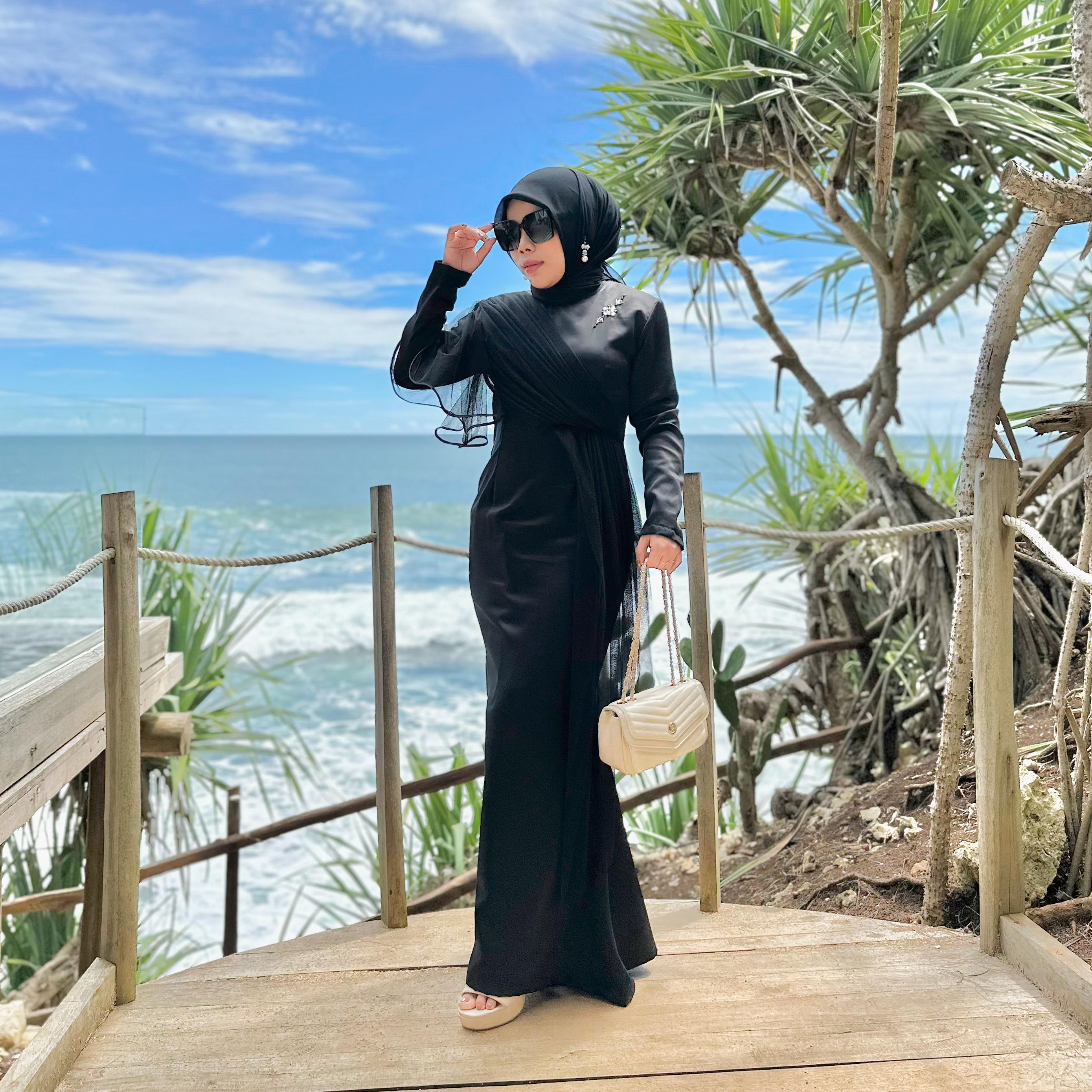 Fazza Dress Kondangan Simpel Rashinta X Dwiwarna