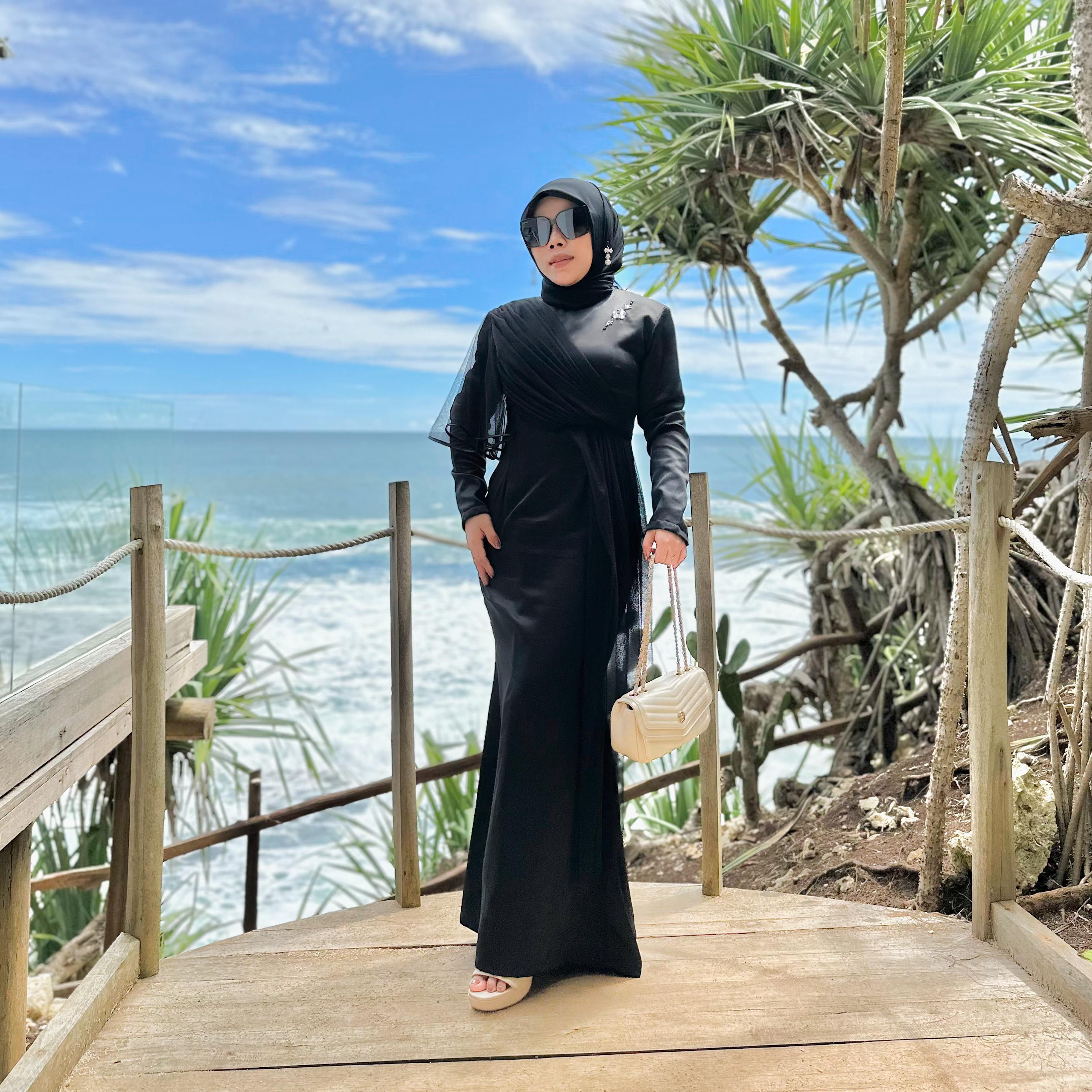 Fazza Dress Kondangan Simpel Rashinta X Dwiwarna