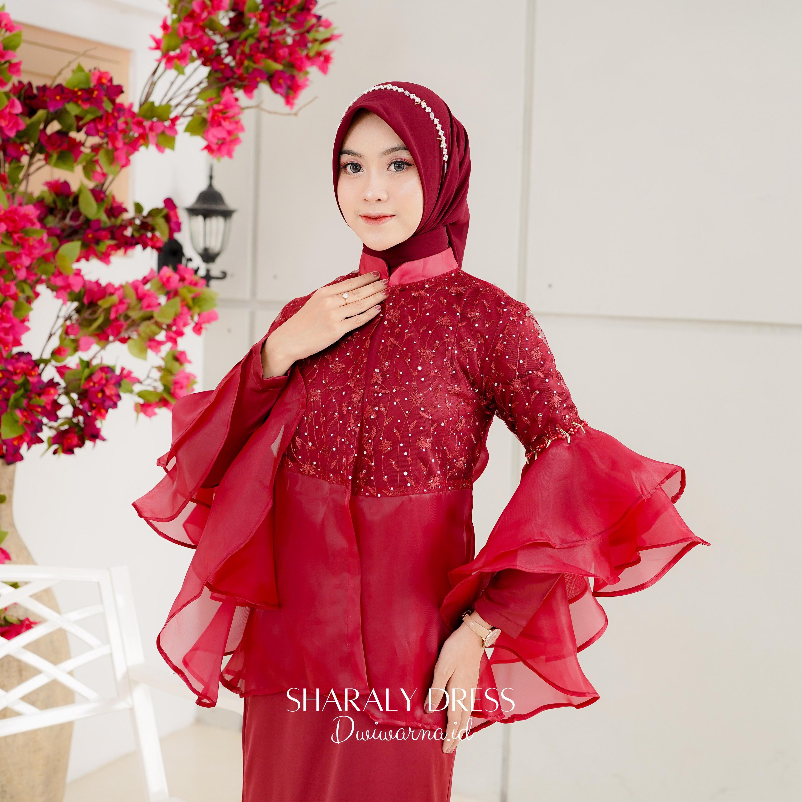 Sharaly Dress Kondangan By Dwiwarna