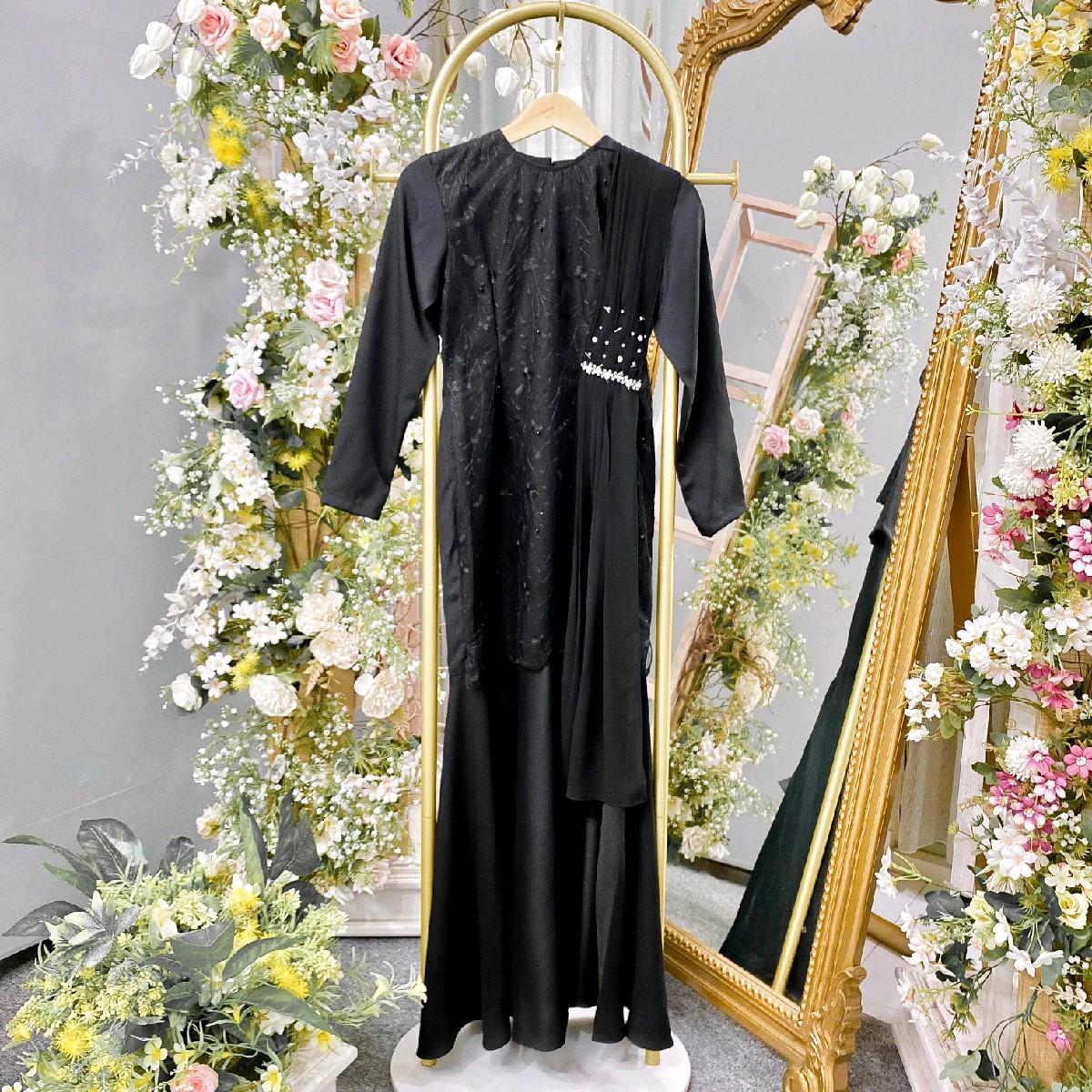Sejiwa Dress Kondangan Selendang by Dwiwarna