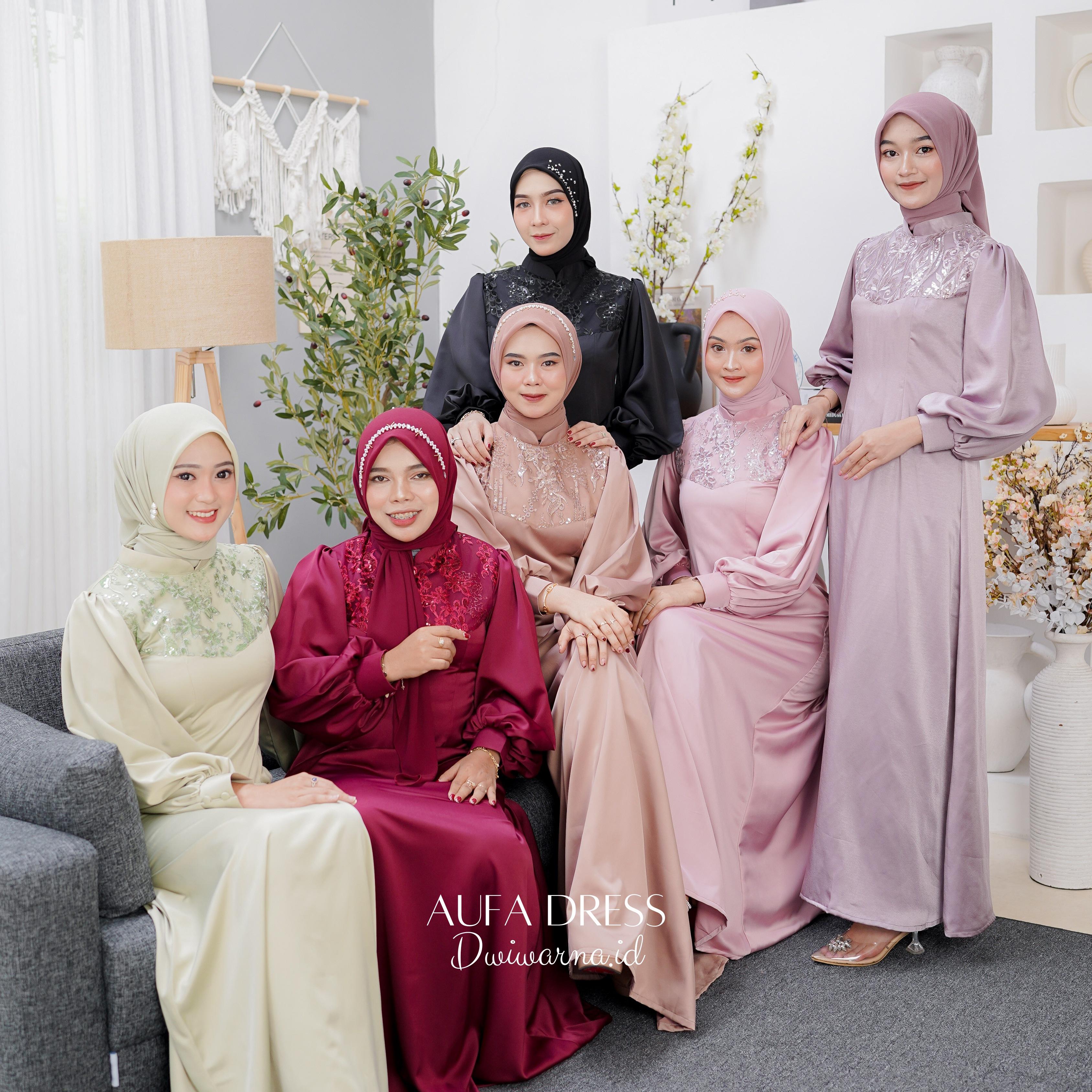 Aufa Dress Kondangan terbaru by Dwiwarna