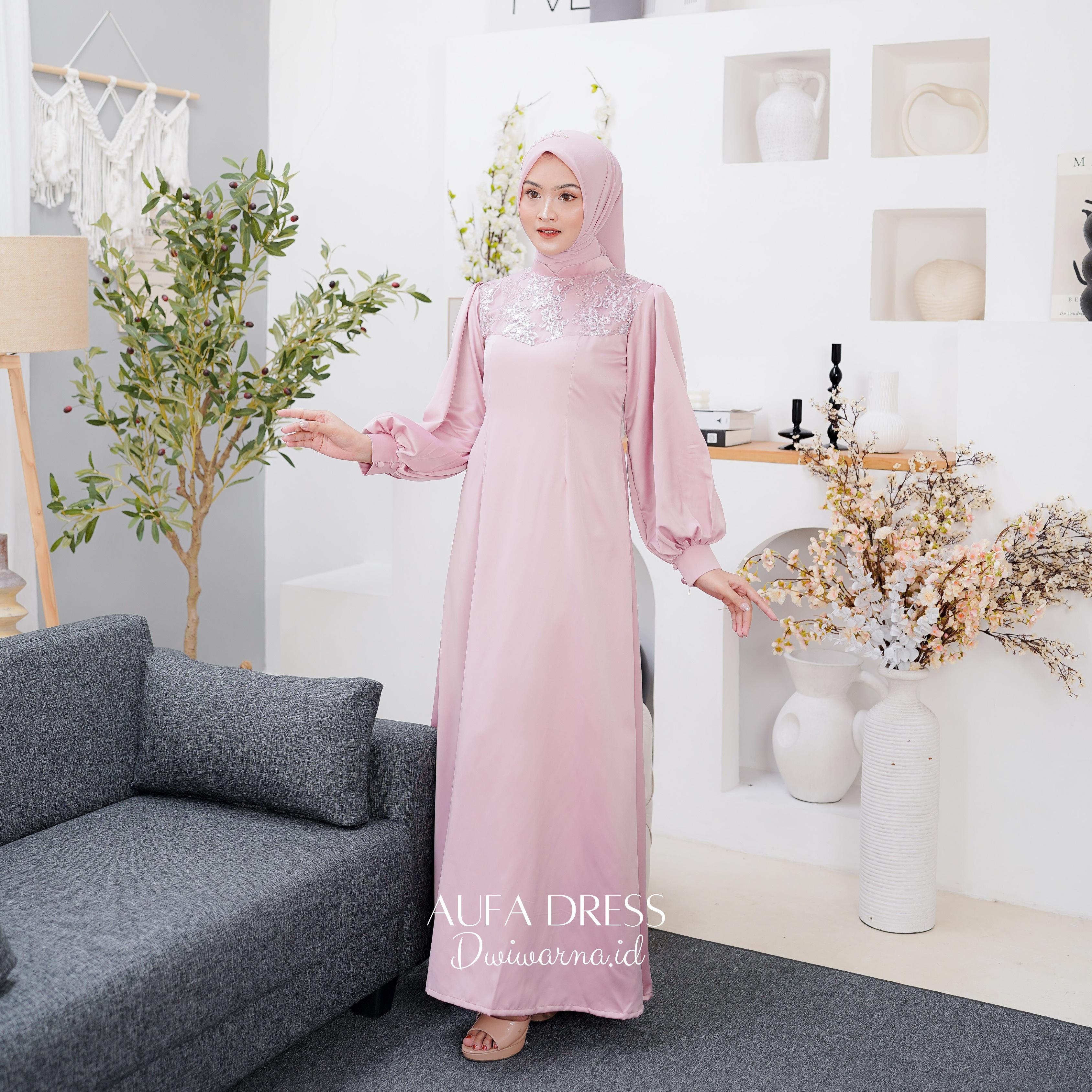 Aufa Dress Kondangan terbaru by Dwiwarna
