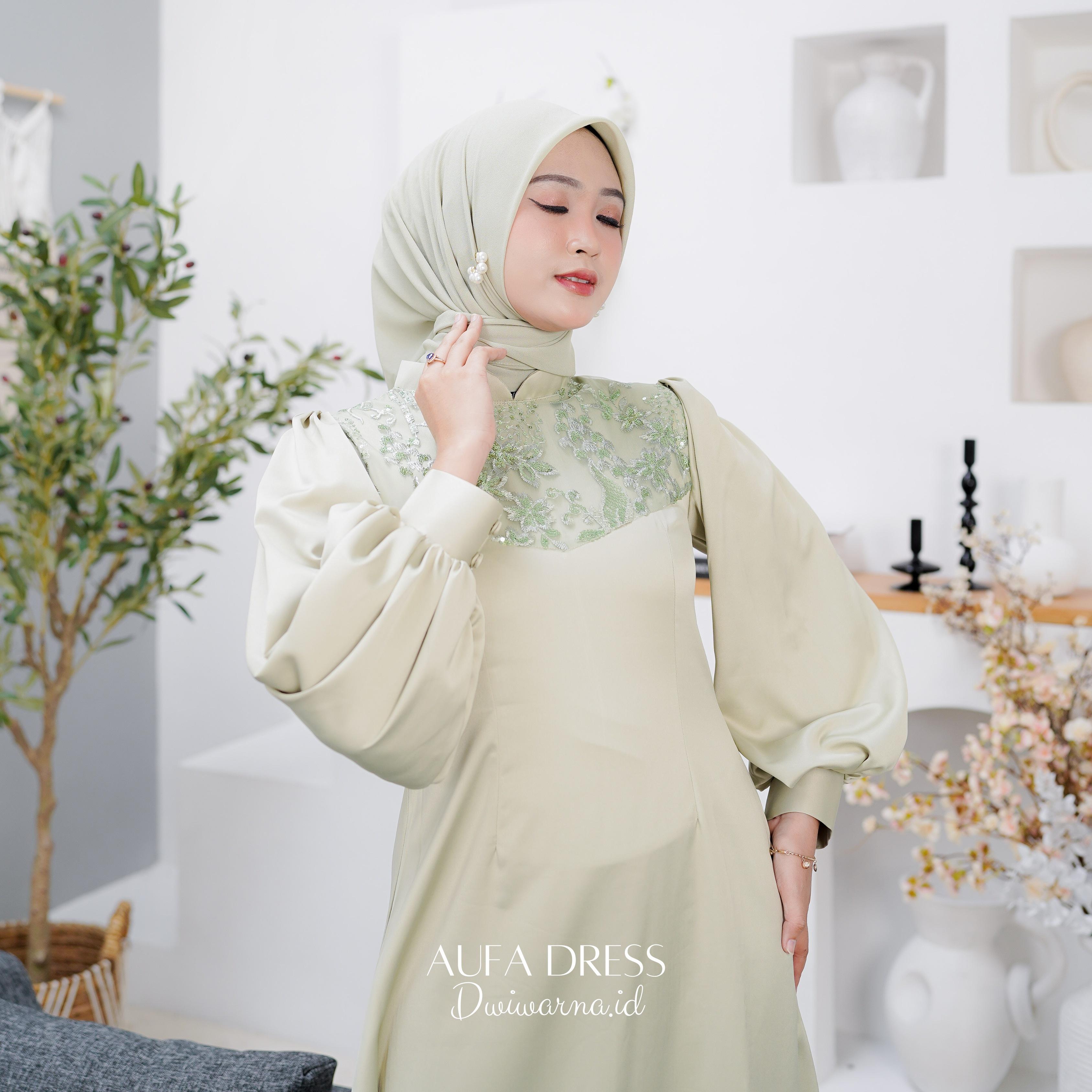 Aufa Dress Kondangan terbaru by Dwiwarna