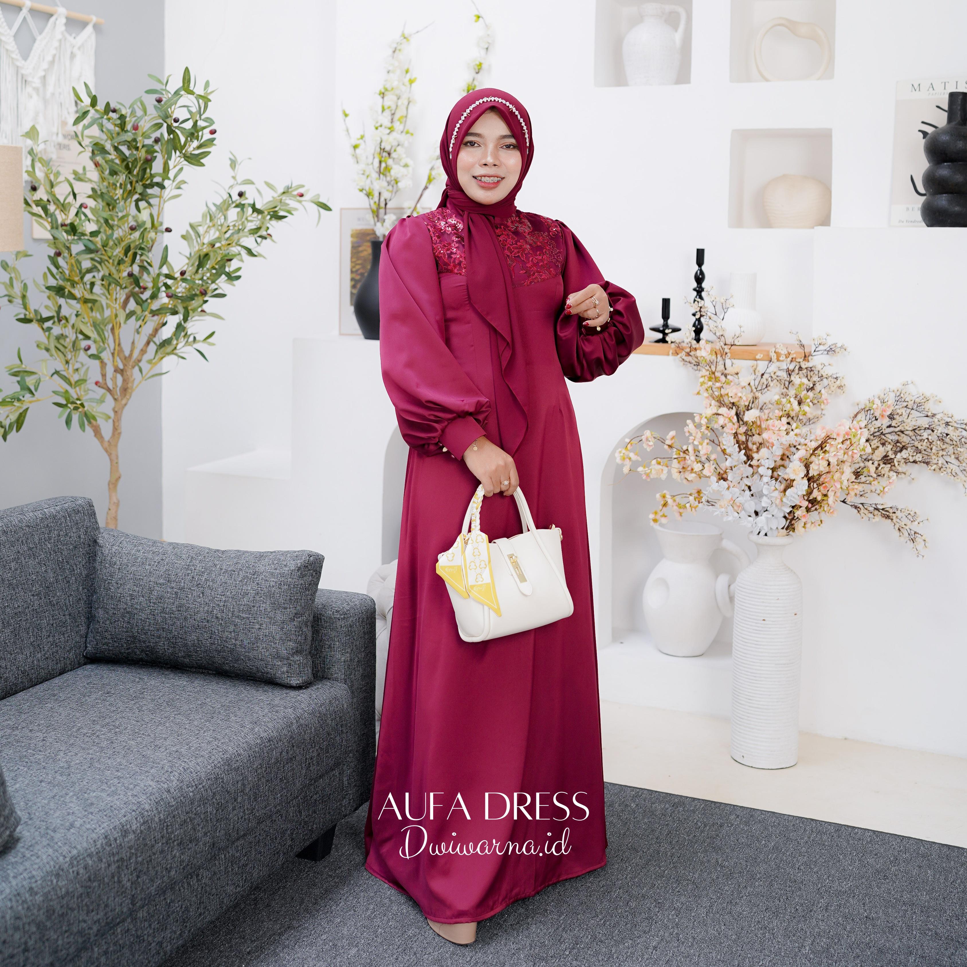 Aufa Dress Kondangan terbaru by Dwiwarna