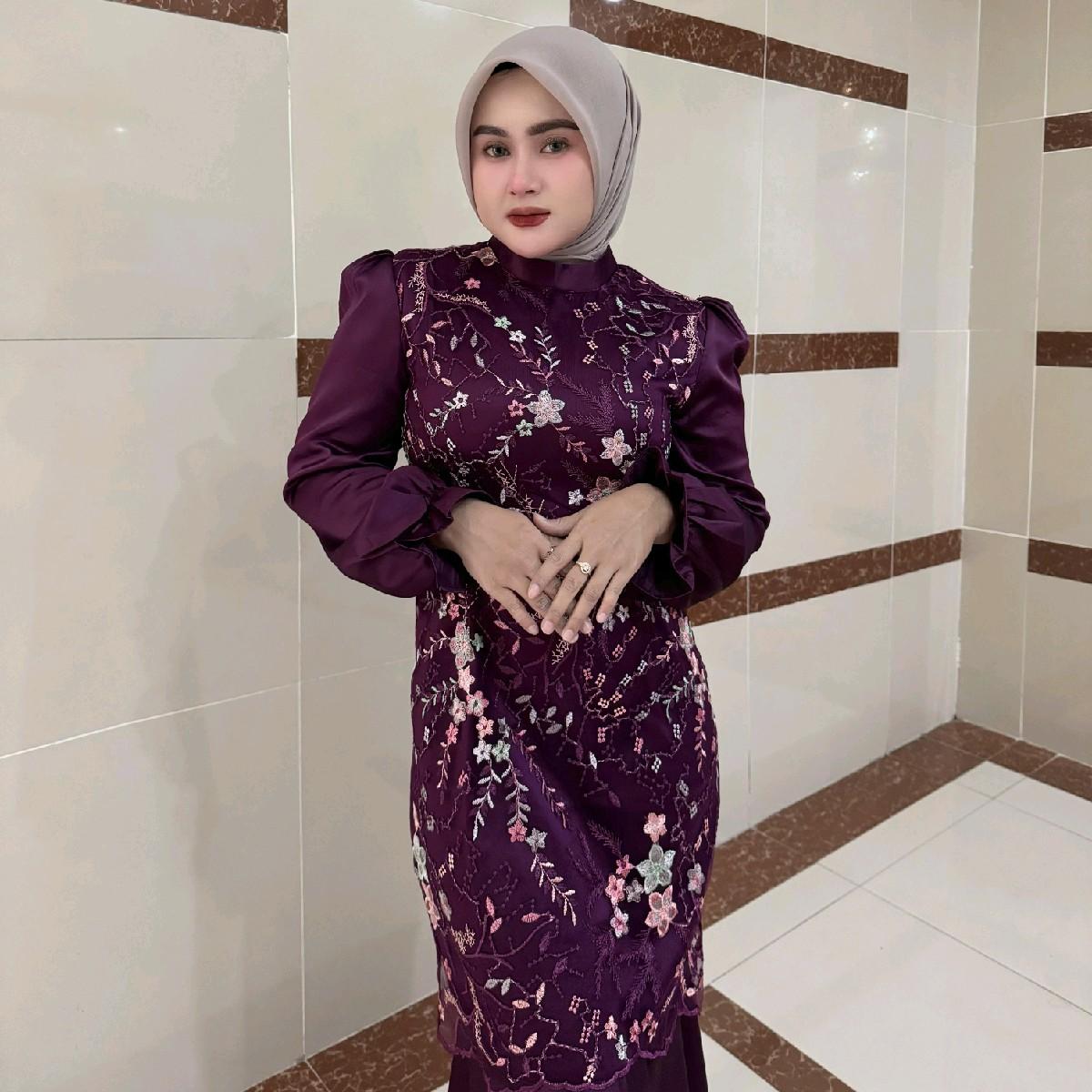 Jenita Dress Rashinta X Dwiwarna Dress Motif