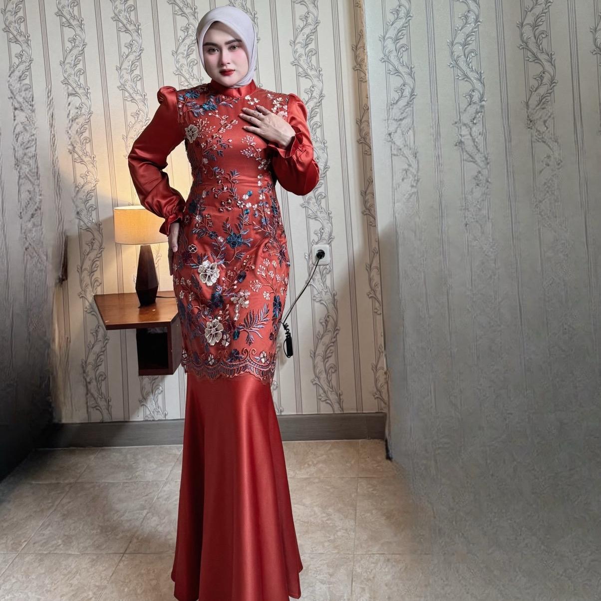 Jenita Dress Rashinta X Dwiwarna Dress Motif