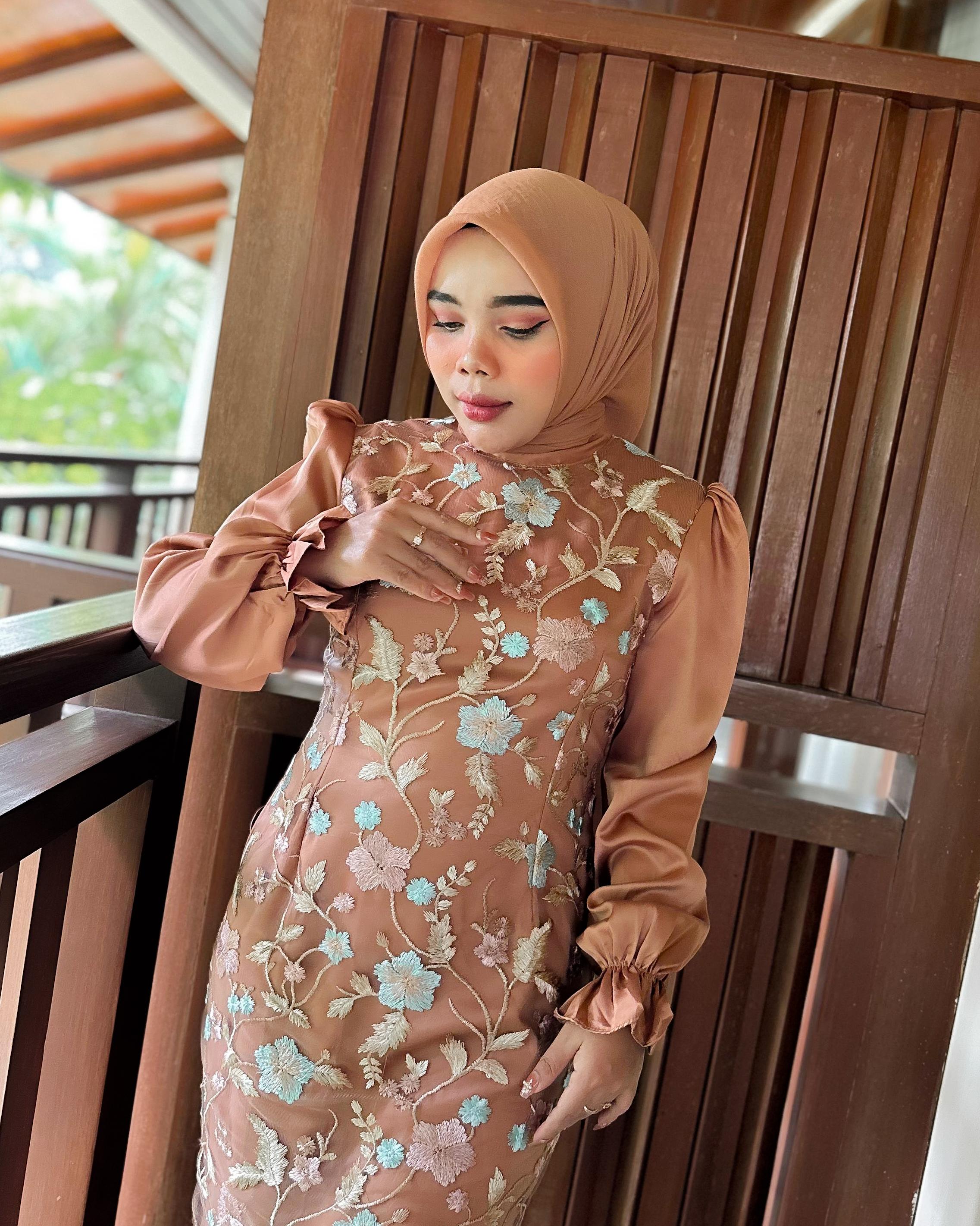 Jenita Dress Rashinta X Dwiwarna Dress Motif