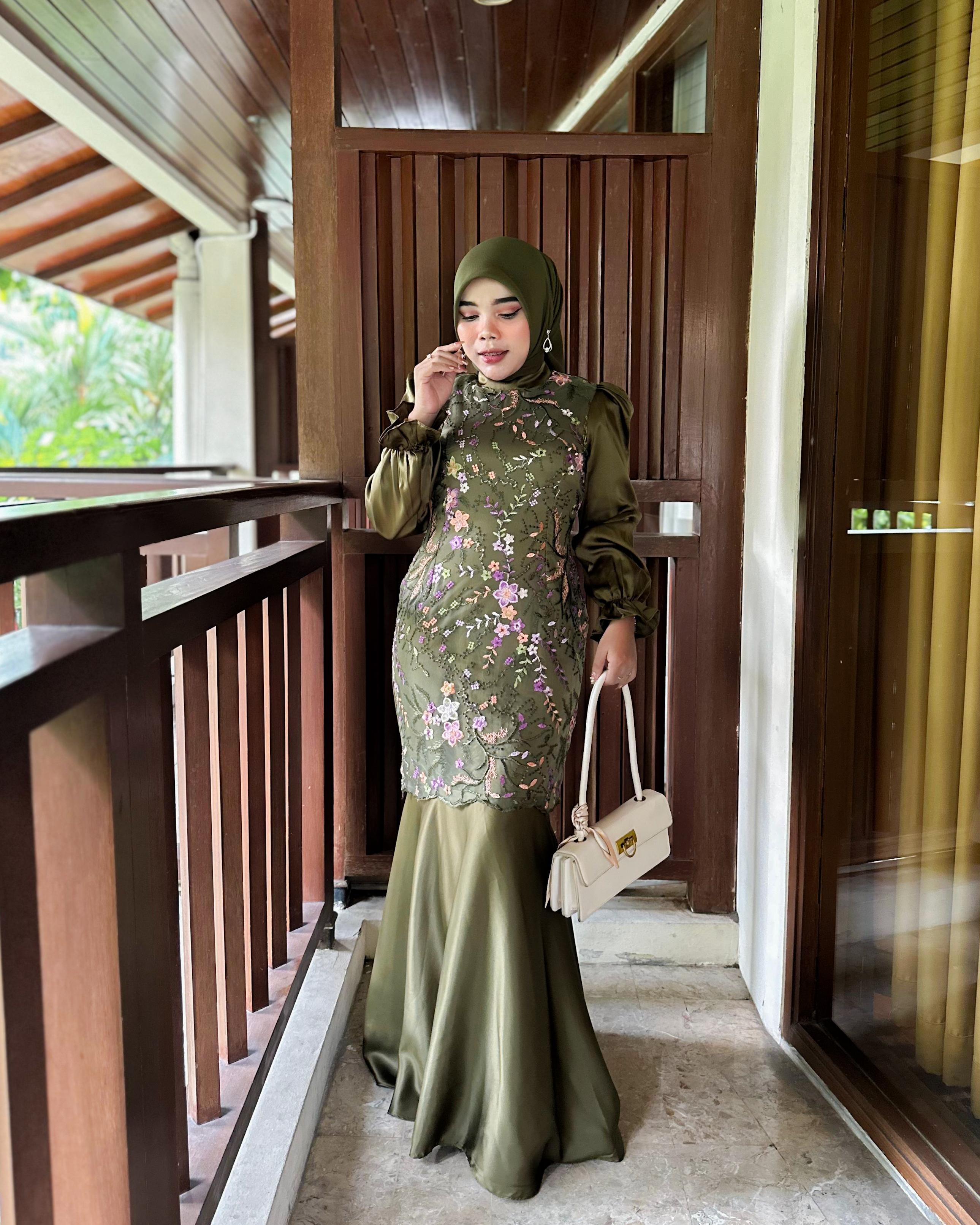 Jenita Dress Rashinta X Dwiwarna Dress Motif