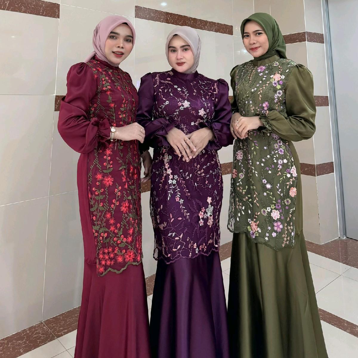 Jenita Dress Rashinta X Dwiwarna Dress Motif