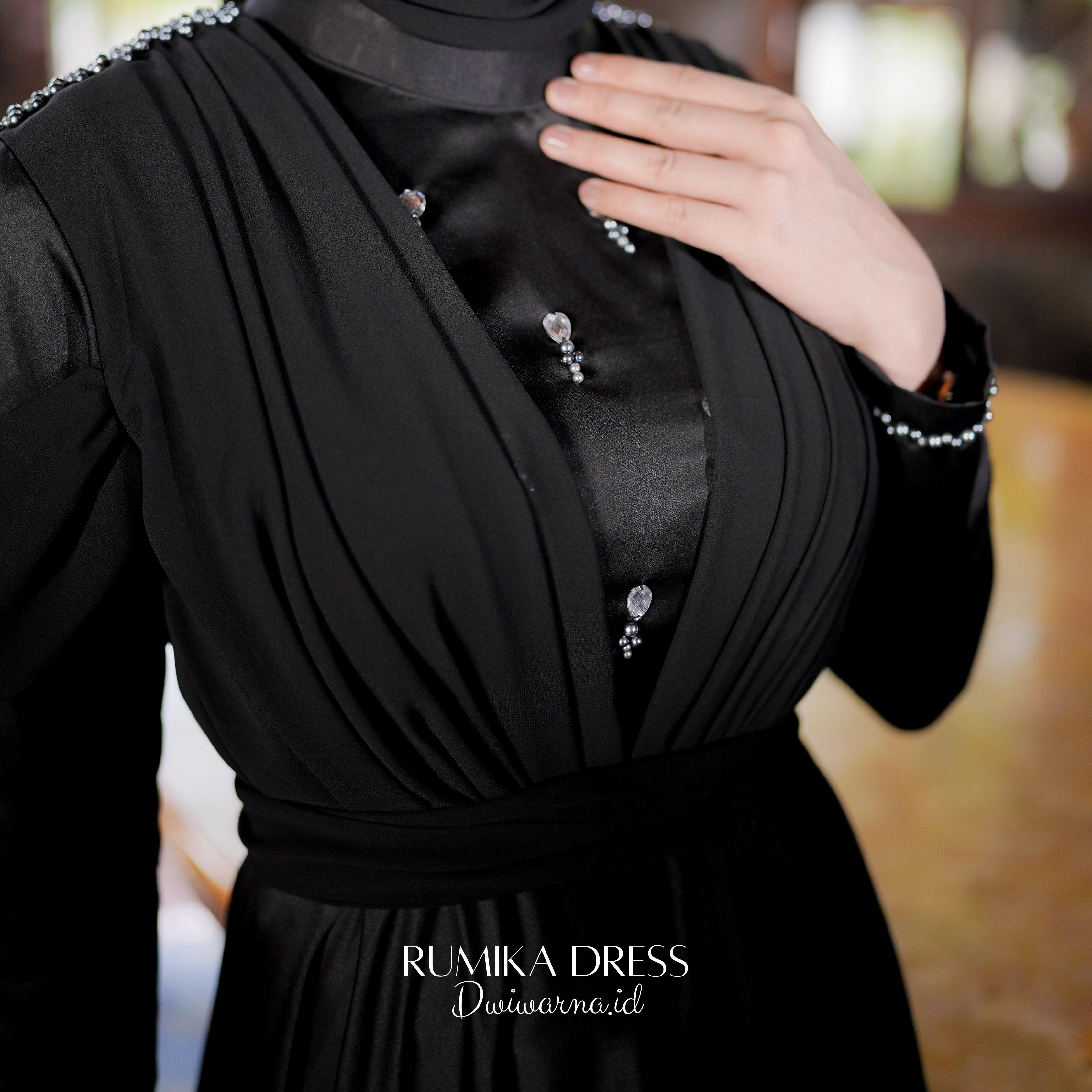 Rumika Dress Kondangan Terbaru Muslim Mutiara