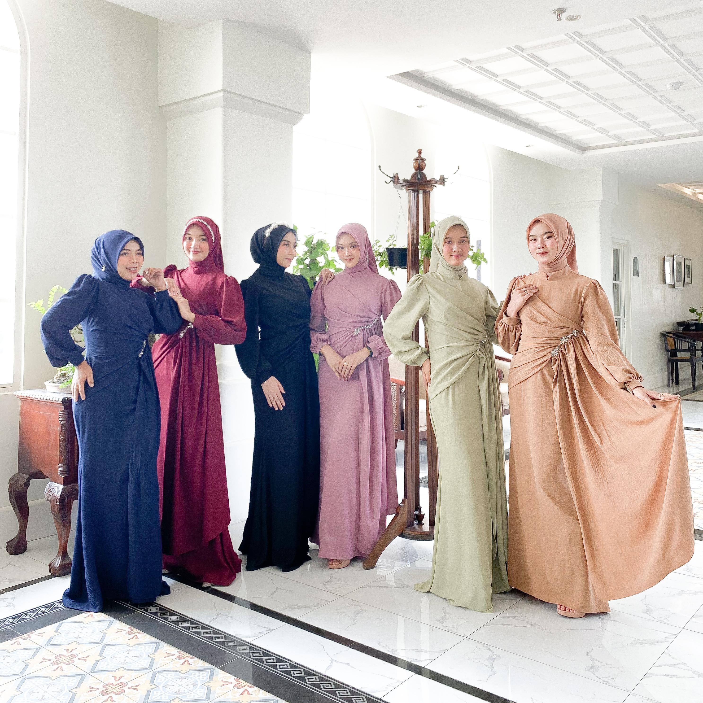 LAVINA Dress Kondangan Terbaru / Dress Pesta By Dwiwarna/ Dress Mermaid / Dress Payet / Dress Layer / Dress Polos Airflow Cantik