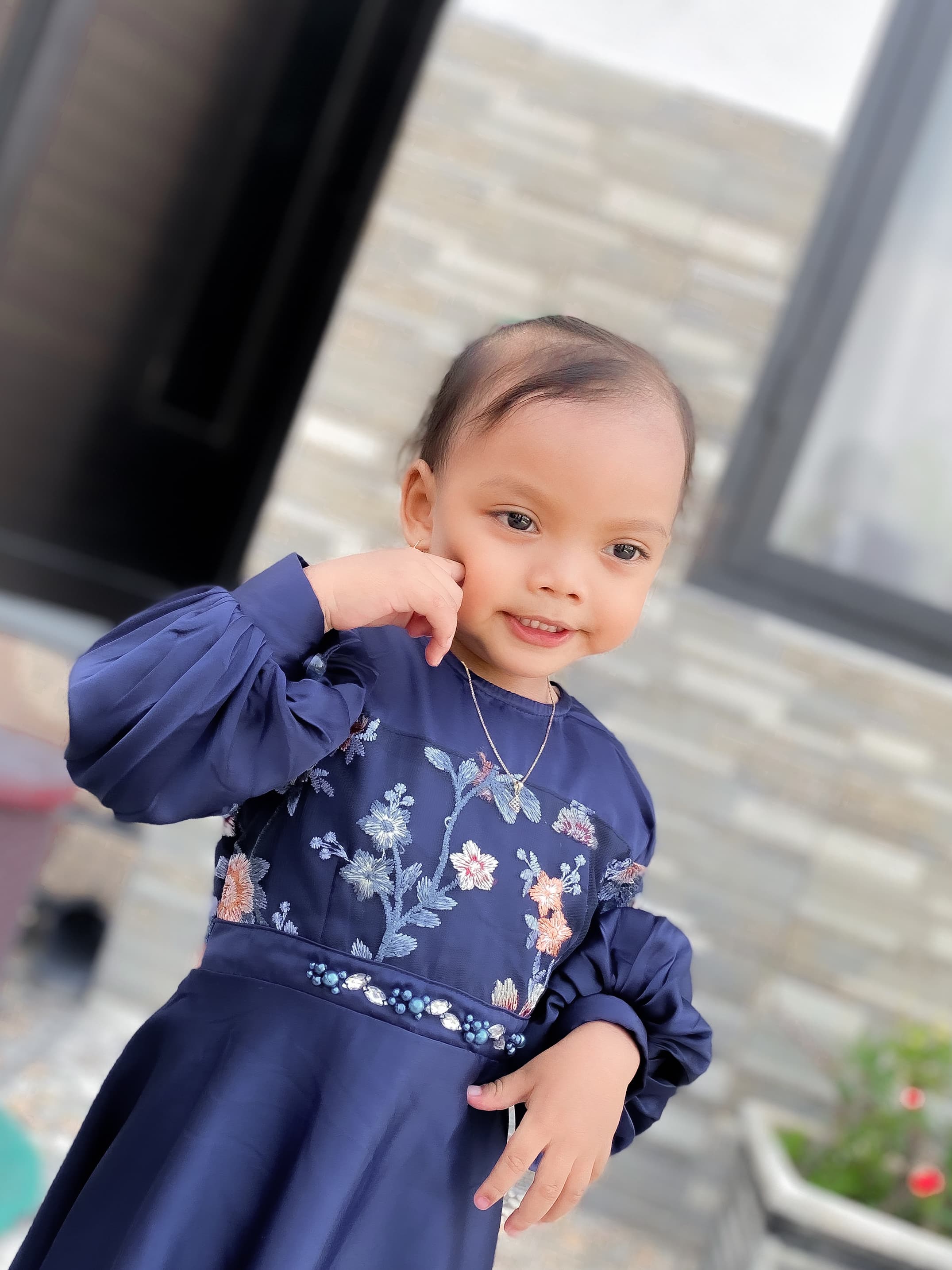 Dress Pesta Anak "NETTA" By Dwiwarna Baju Brukat | Baju Pesta Anak