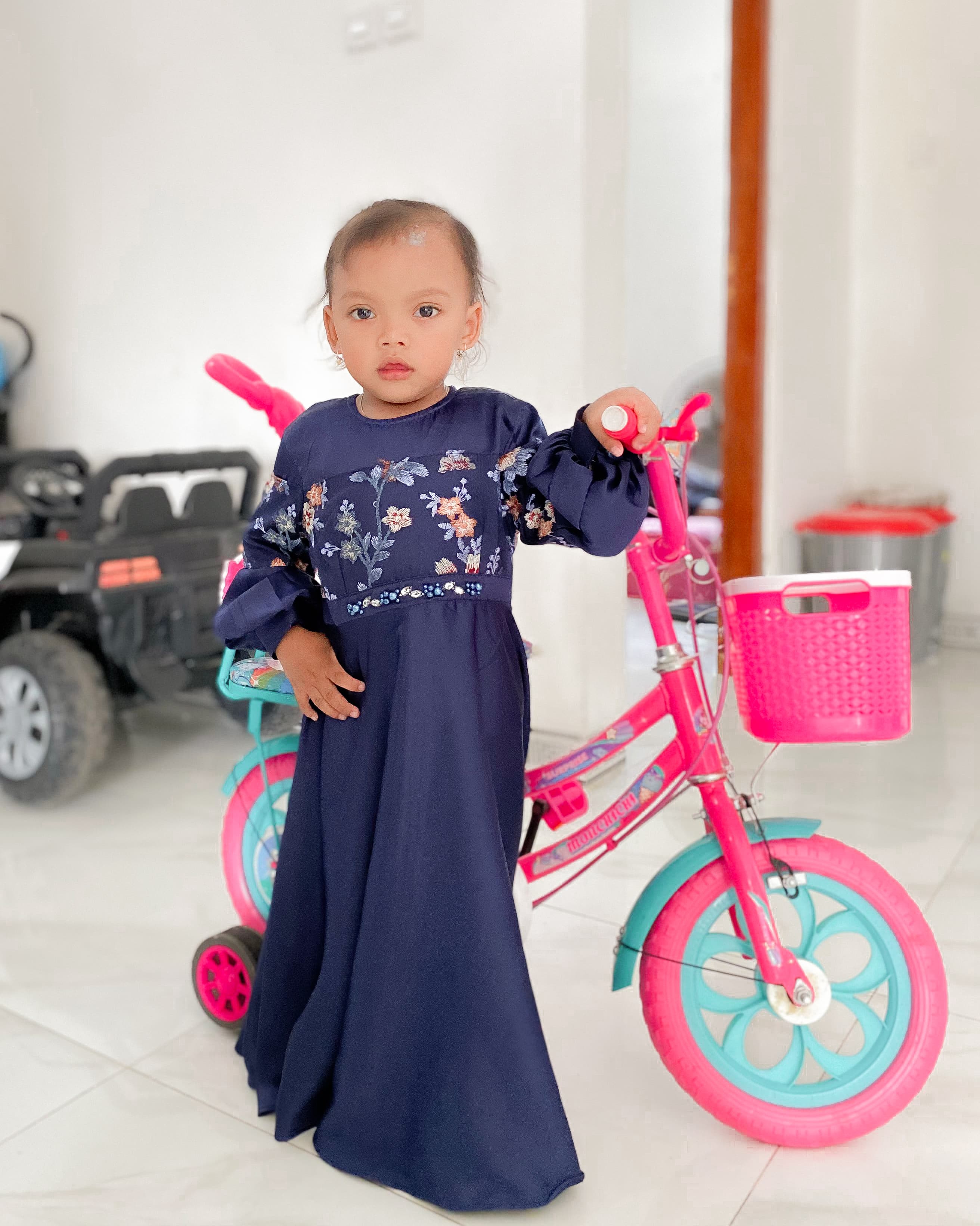 Dress Pesta Anak "NETTA" By Dwiwarna Baju Brukat | Baju Pesta Anak
