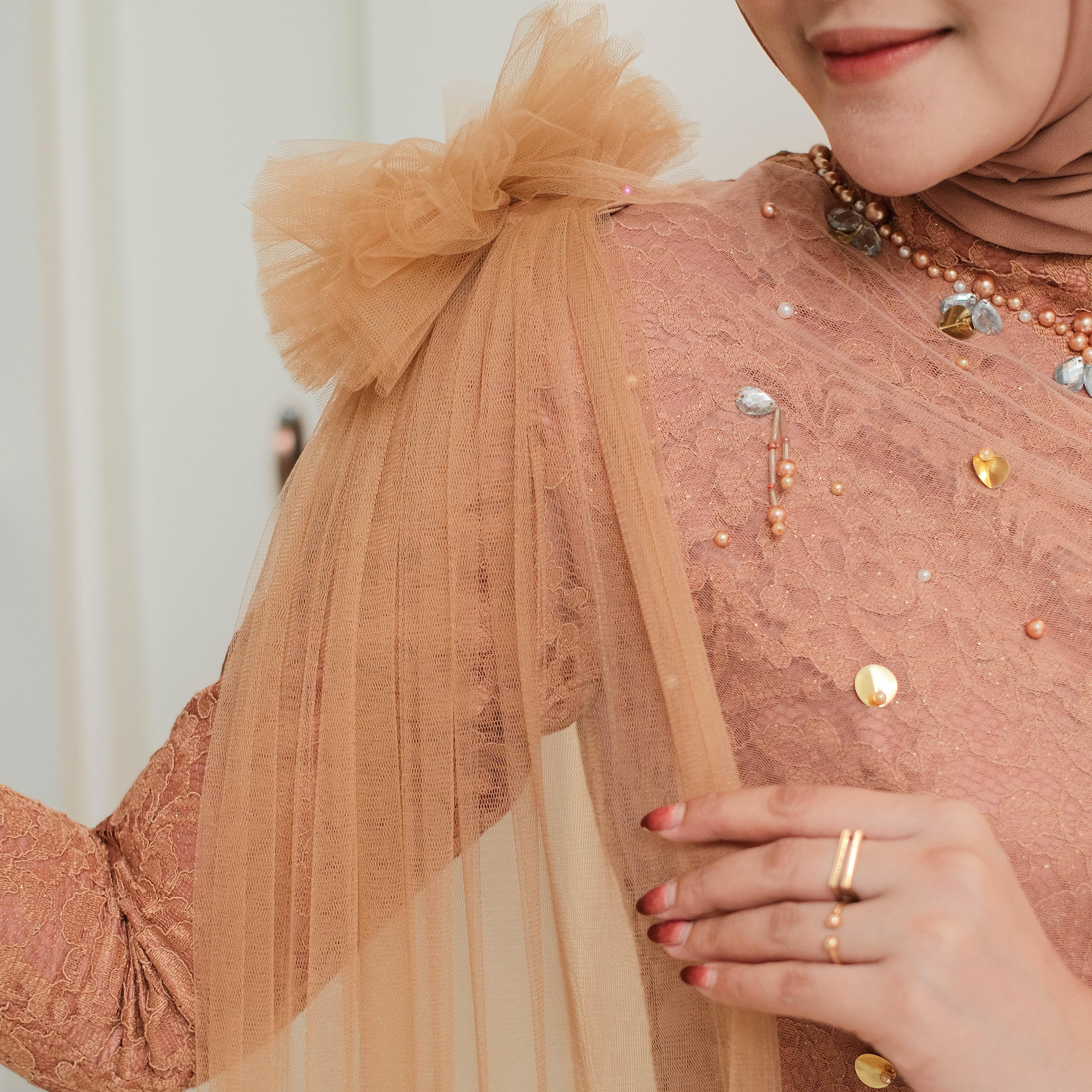 Vantia Kebaya (Atasan) Brukat | Kebaya Lamaran | Kebaya Wisuda | Kebaya Payet