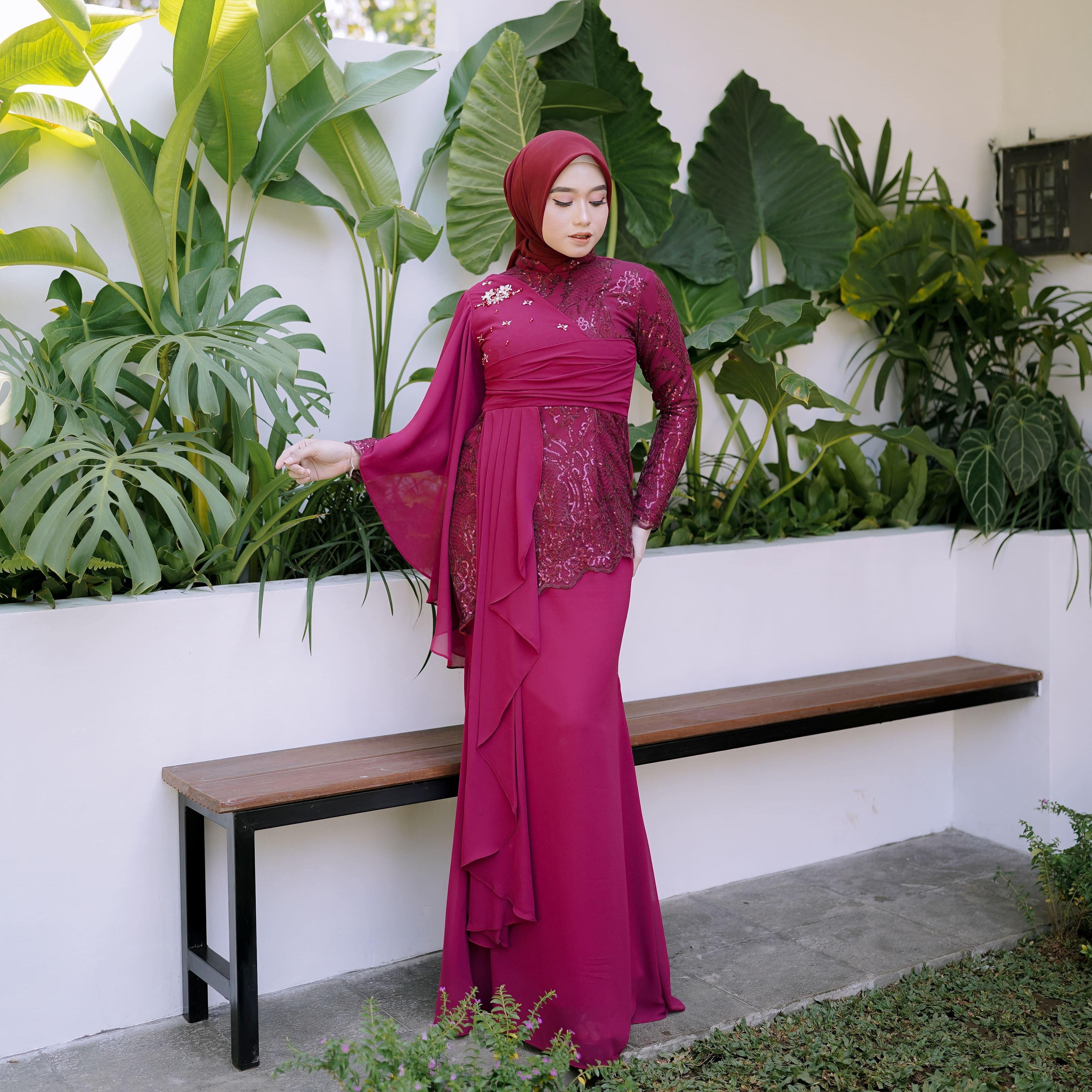 Verys Dress Kondangan Brukat Mermaid by Dwiwarna | Cerruti Babbydoll