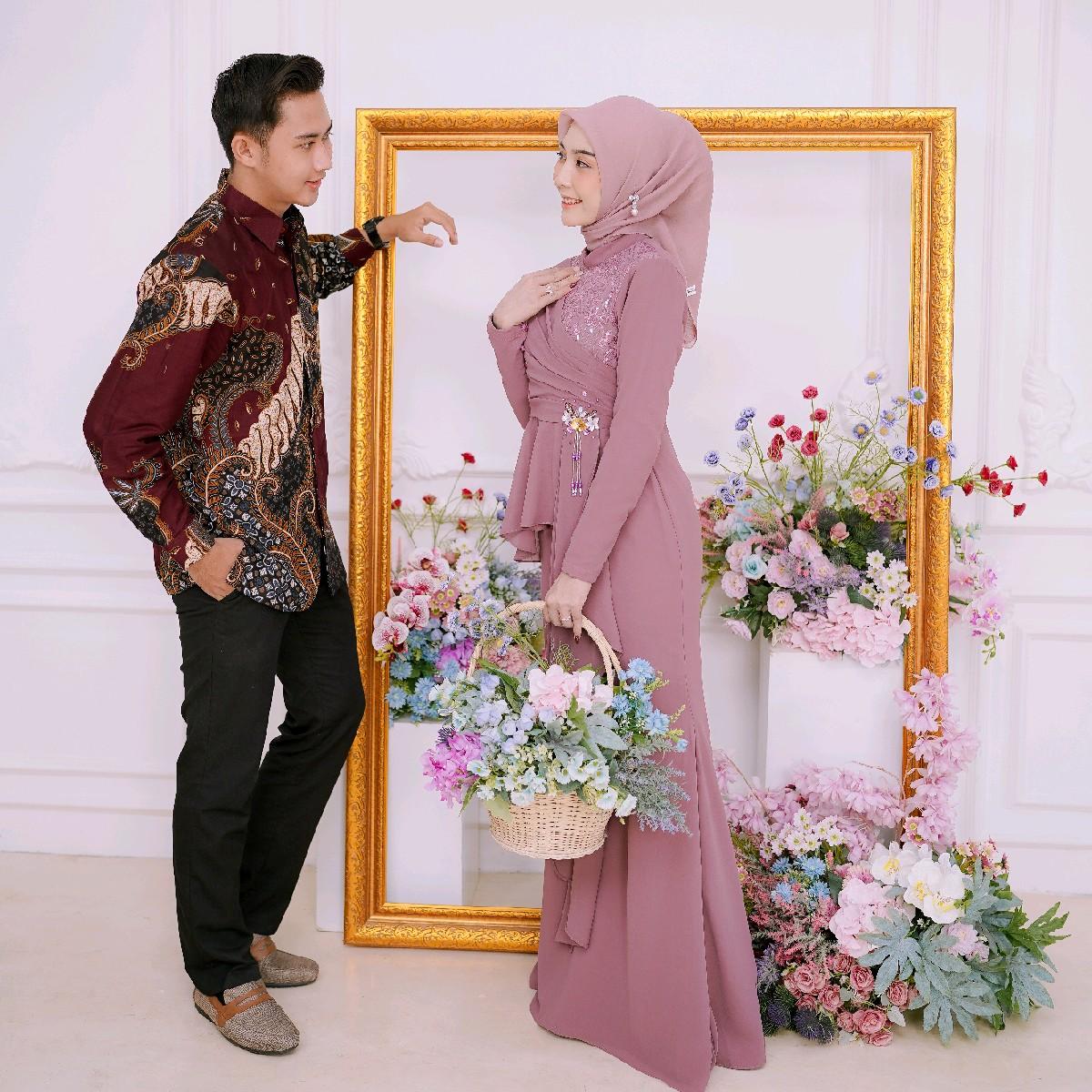 Talisha Dress Kondangan Brukat / Payet by Dwiwarna