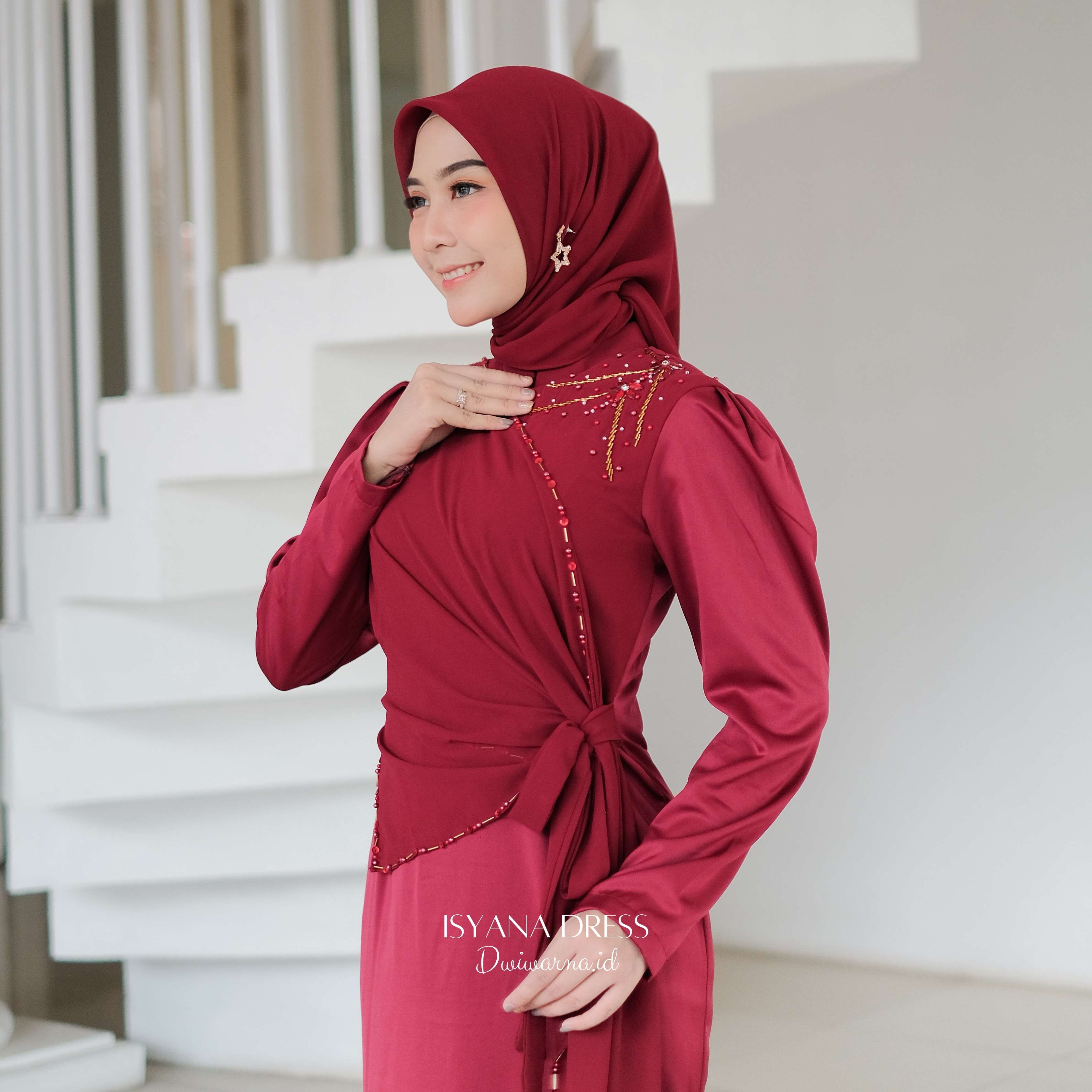 Isyana Dress Kondangan by Dwiwarna Dress Payet Mermaid