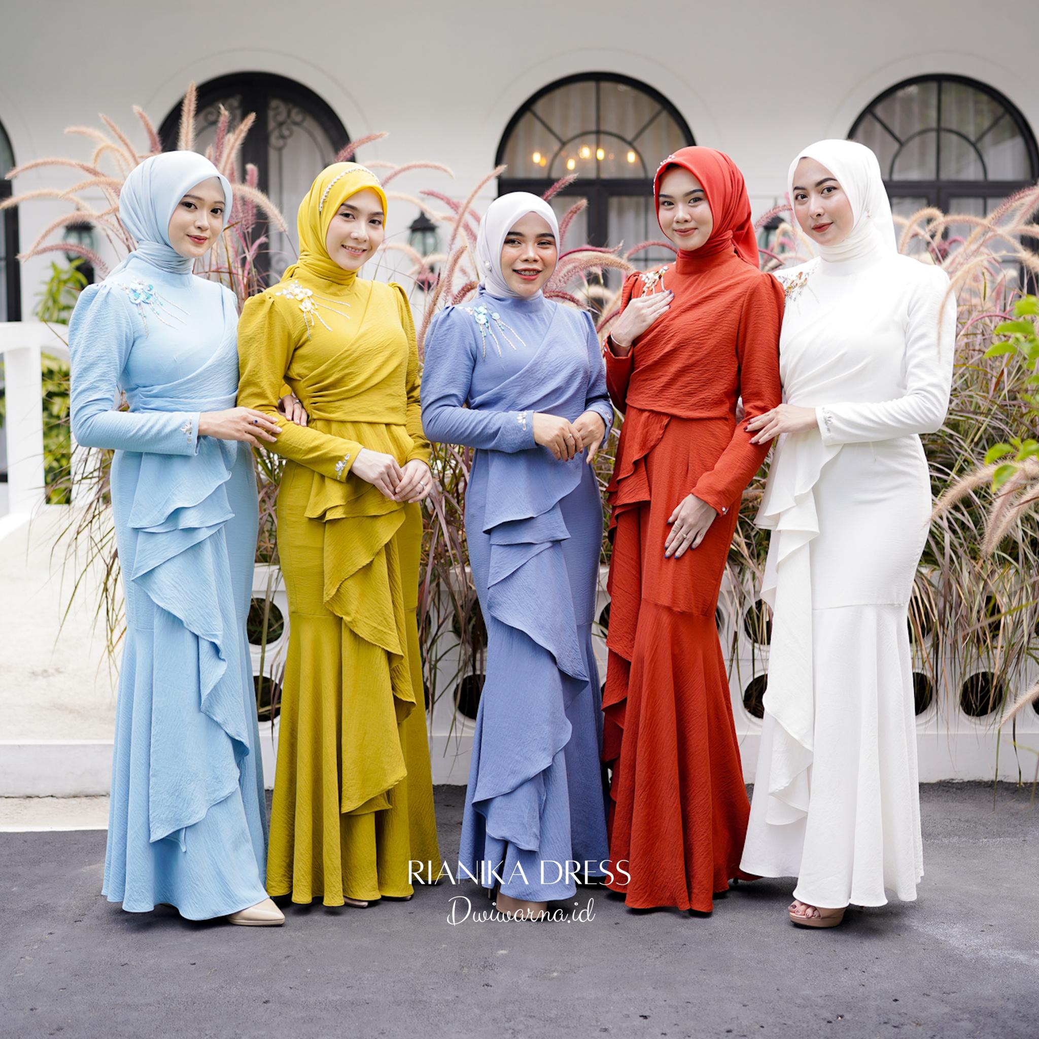 [Part 2] Rianika Dress Kondangan Formal Gaun