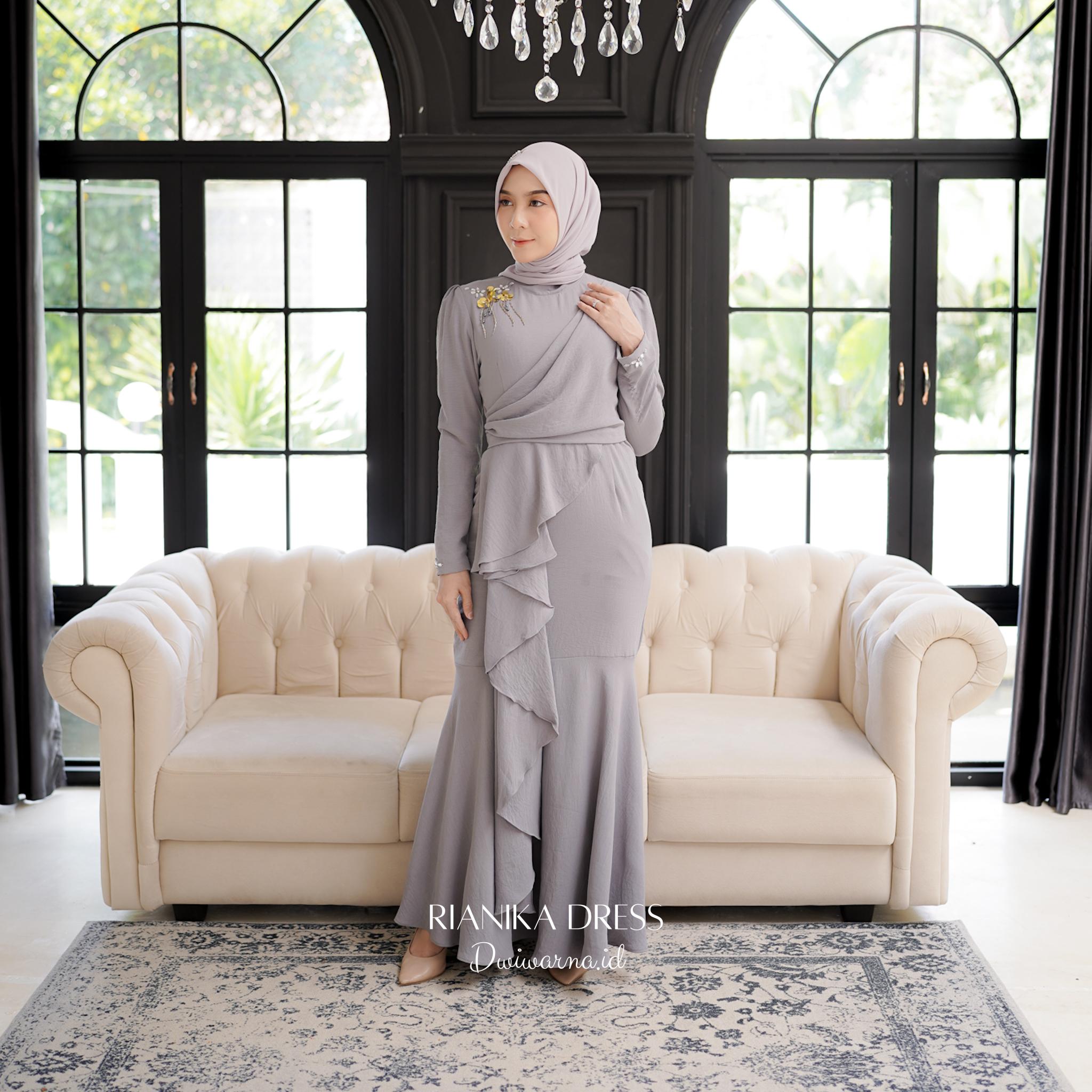 [Part 2] Rianika Dress Kondangan Formal Gaun