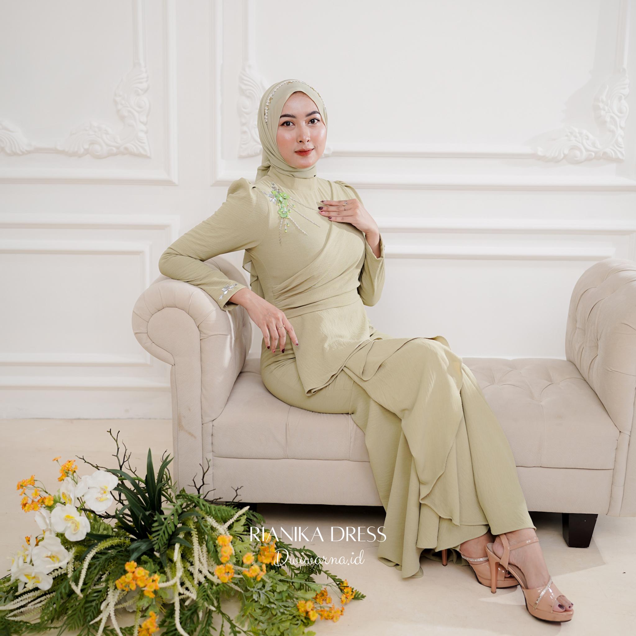 [Part 2] Rianika Dress Kondangan Formal Gaun