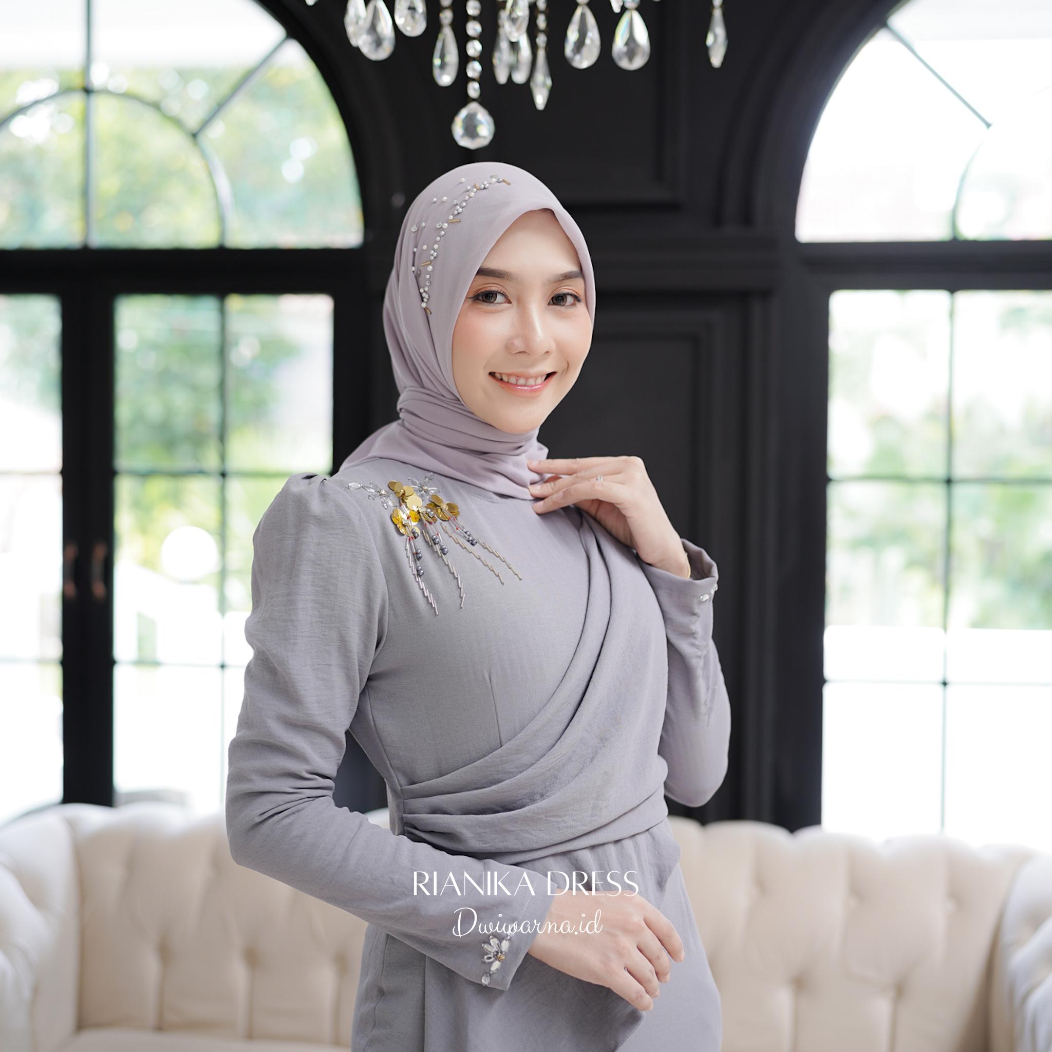 [Part 2] Rianika Dress Kondangan Formal Gaun