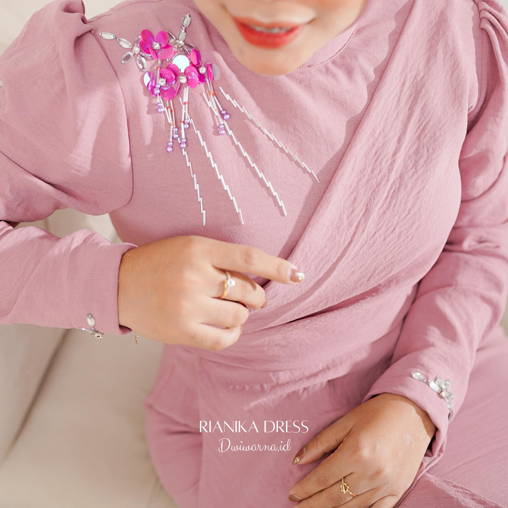 [Part 2] Rianika Dress Kondangan Formal Gaun