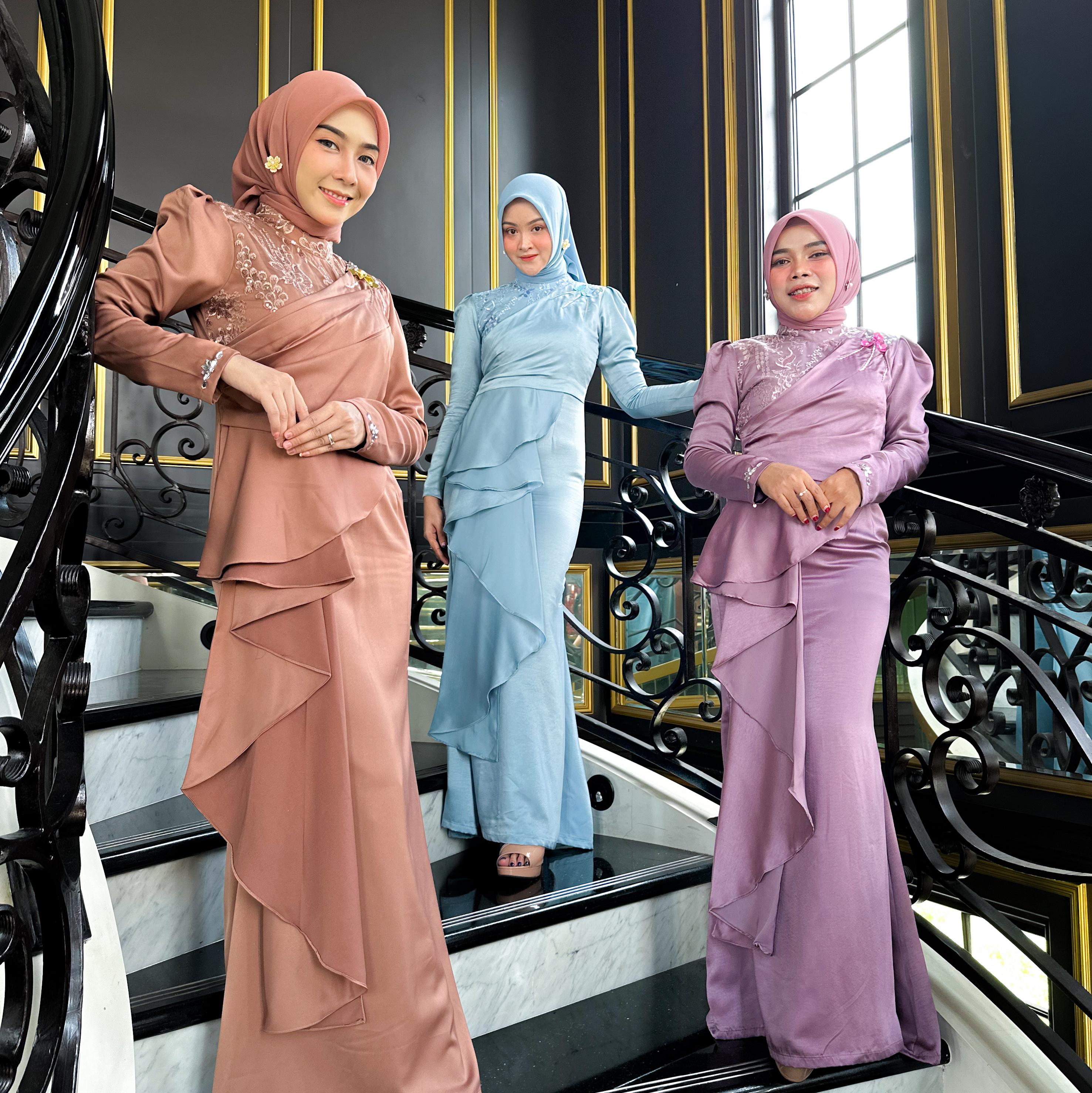 Zakya Dress Kondangan by Dwiwarna Cantik Muslim