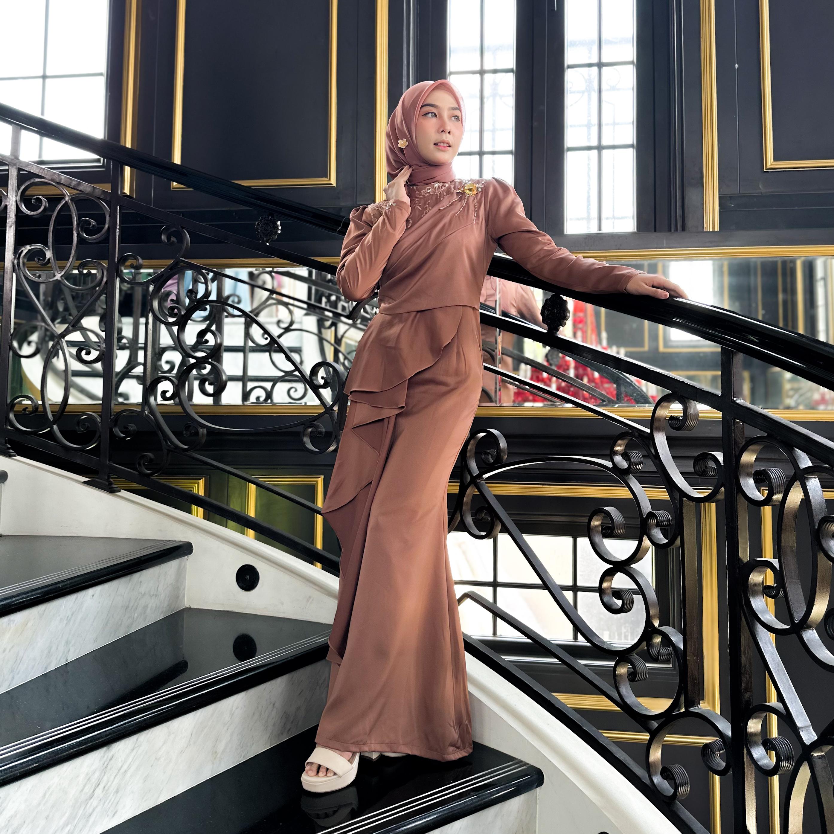 Zakya Dress Kondangan by Dwiwarna Cantik Muslim